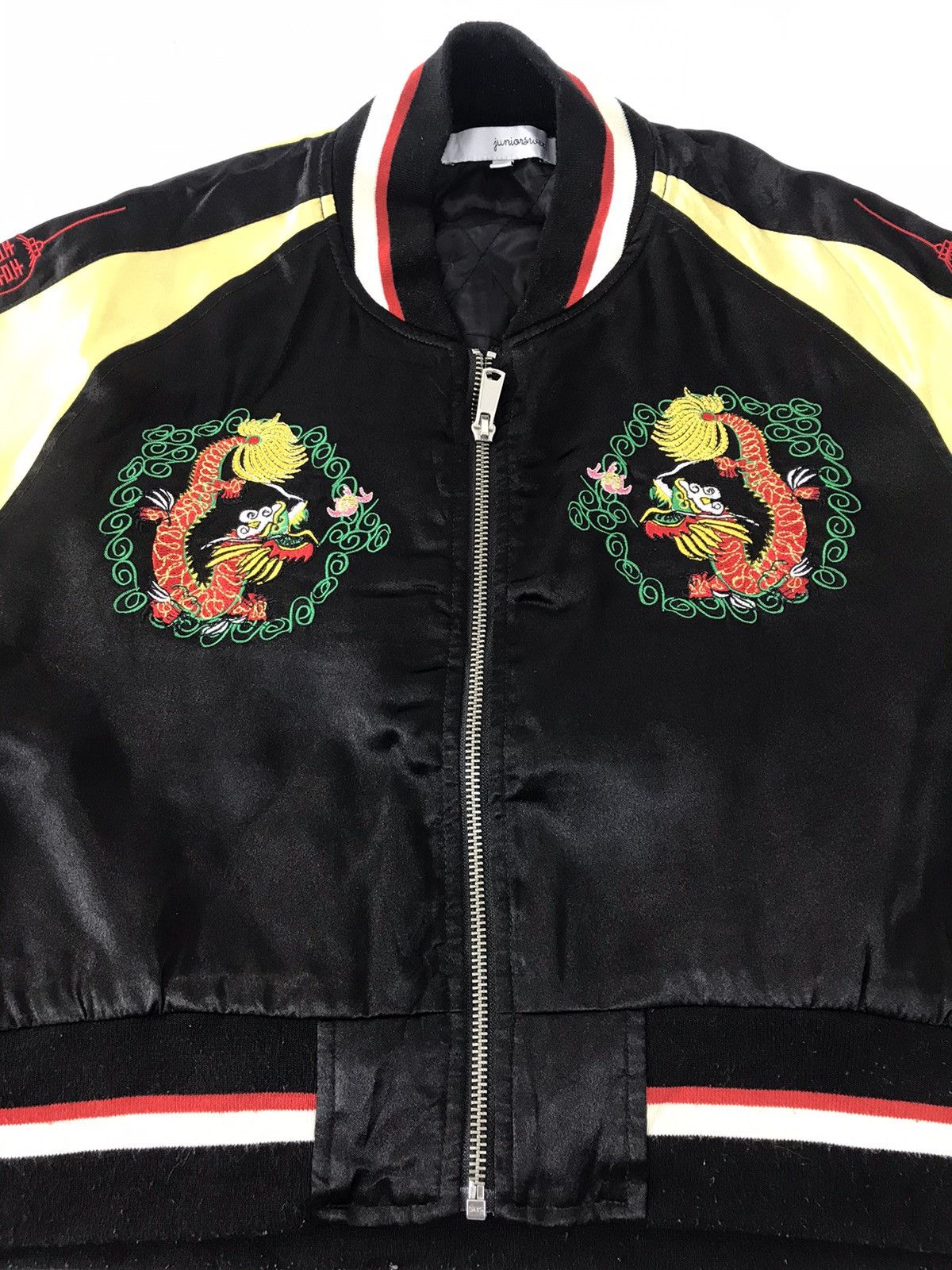Japanese Brand Junior Sweet Sukajan Embroidery Suka Jacket Dragon Fashion Size ONE SIZE - 3 Thumbnail