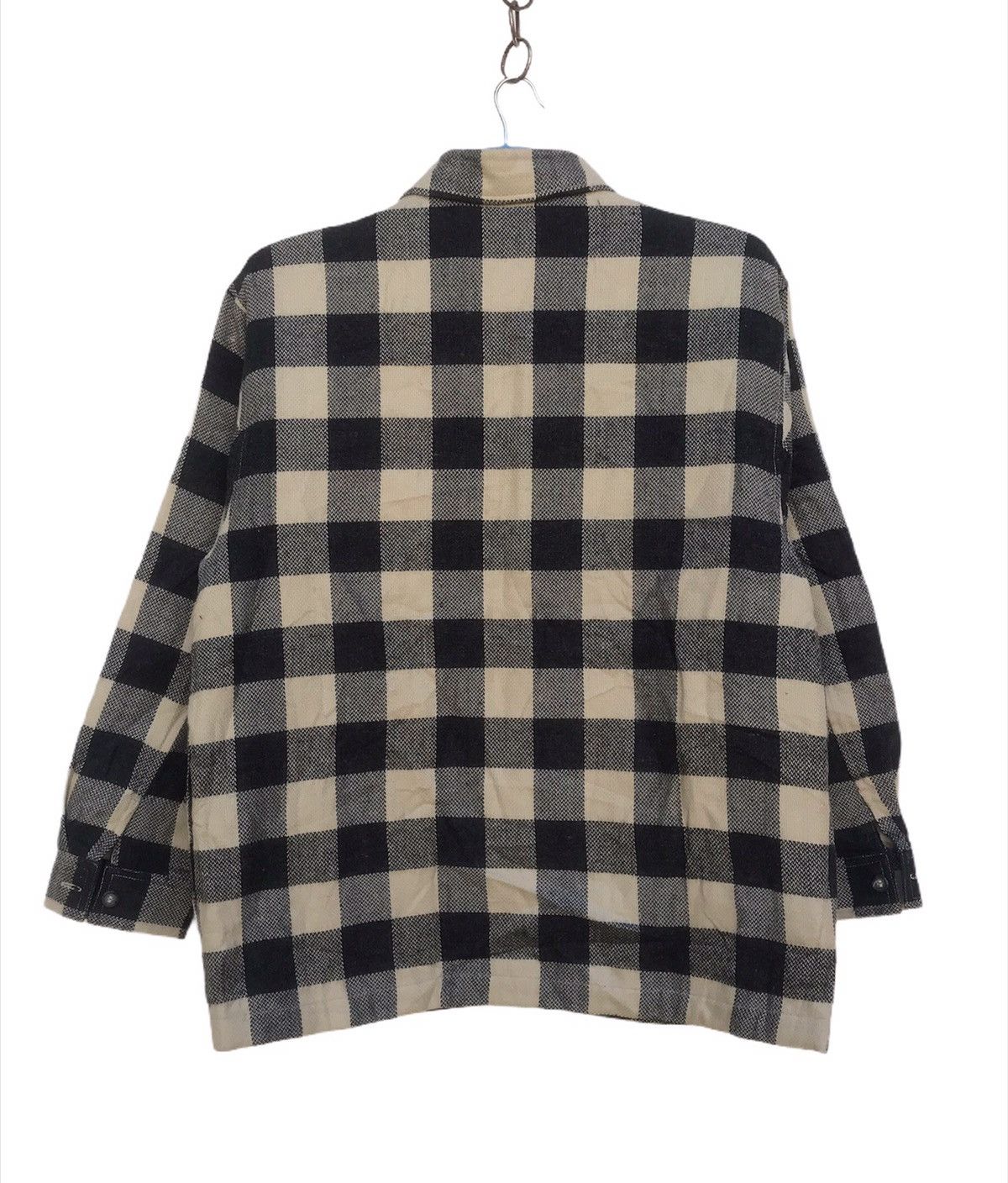 U.S. Polo Assn. × Vintage 🔥Us Polo Assn Wool Button Check Jacket Size US L / EU 52-54 / 3 - 2 Thumbnail