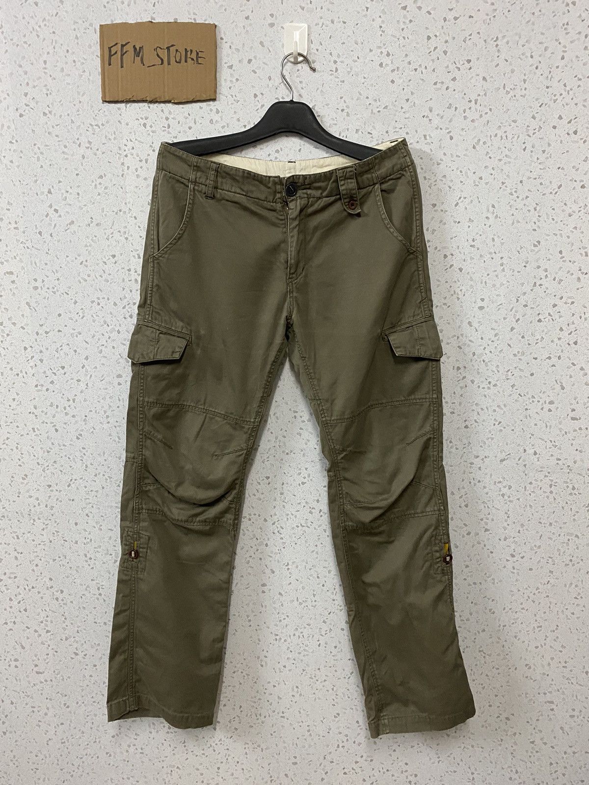パンツ KATHARINE HAMNET wide flare cargo pants Katharine Hamnett London Katharine Hamnett Cargo Pants | Grailed