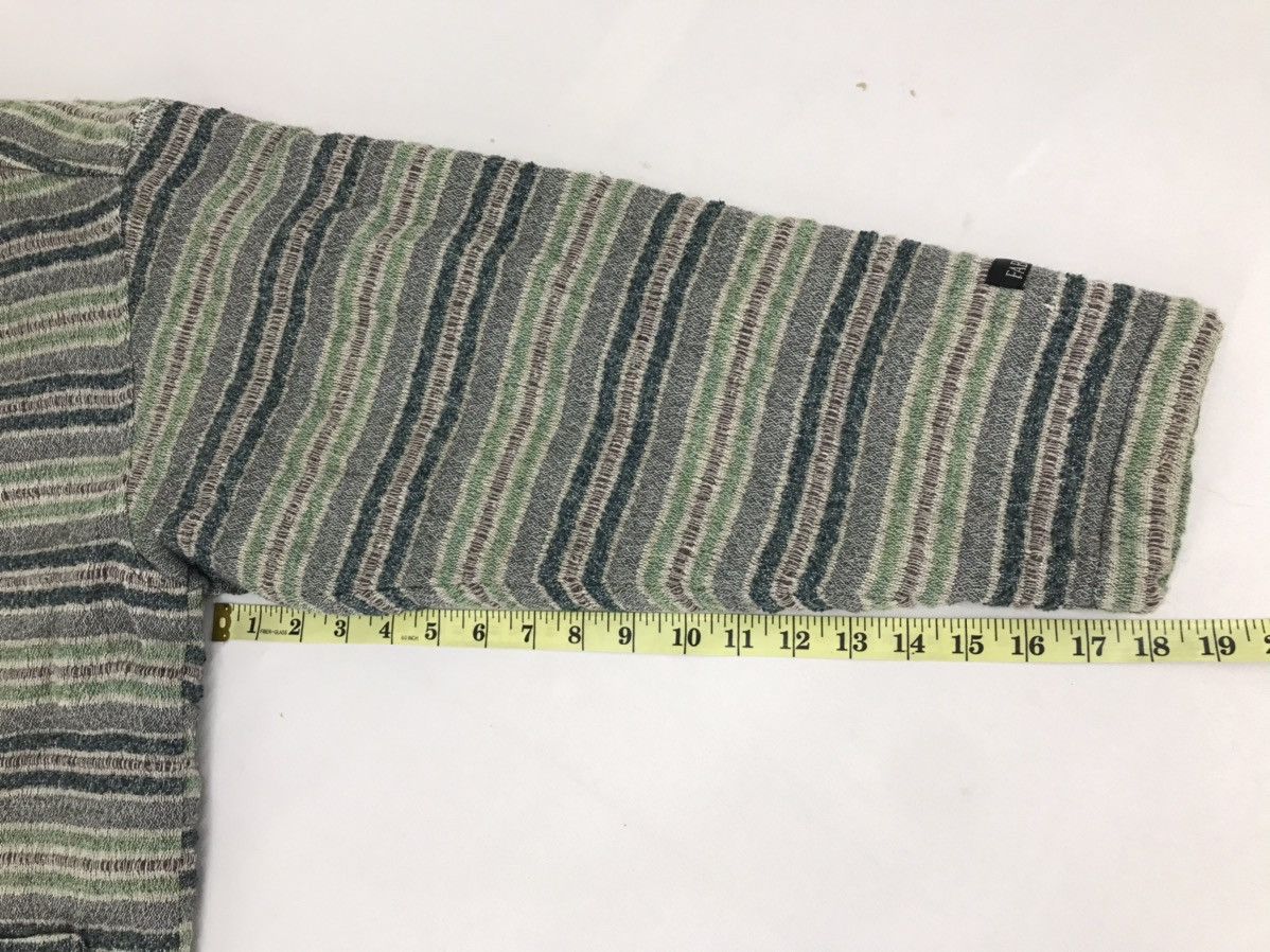 Vintage Vtg Synthetic Tapep Shirt Knit Striped Classic Streetwear Size US M / EU 48-50 / 2 - 6 Thumbnail
