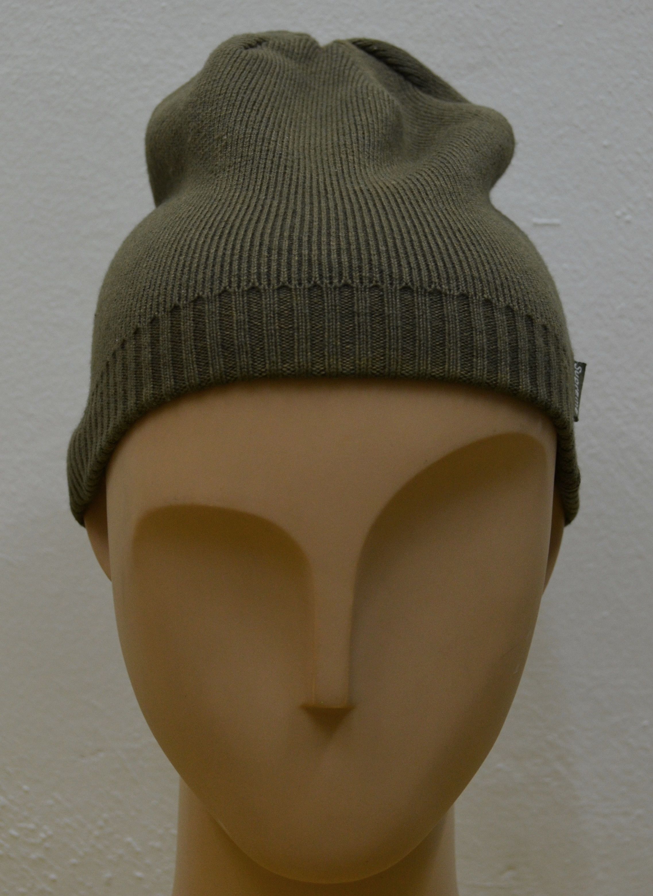 Pre-owned Supreme Plain Military Green Skull Cap