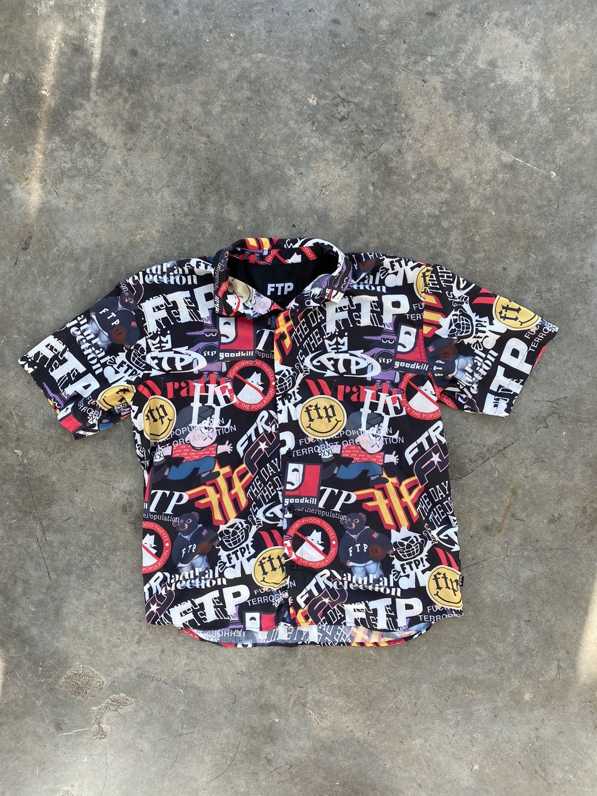 Fuck The Population Fuck The Population Archive Button Short Sleeve Shirt Large Size US L / EU 52-54 / 3 - 1 Thumbnail