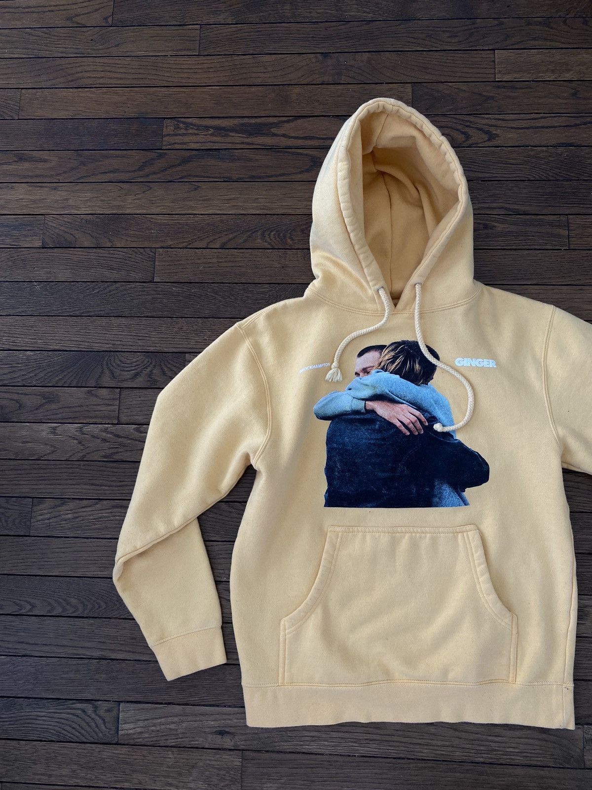 Brockhampton Brockhampton Ginger Hug Logo Hoodie Yellow Small Size US S / EU 44-46 / 1 - 2 Thumbnail