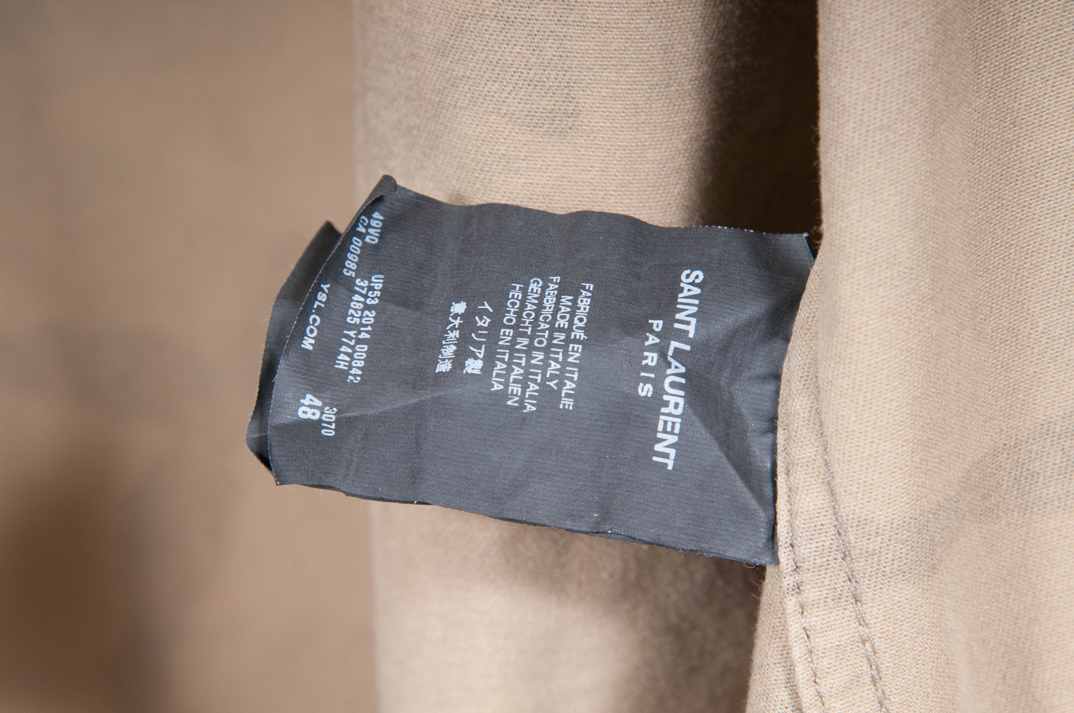 Saint Laurent Paris SS15 Gold Trimmed M65 Military Camo Field Jacket - 00398 Size US M / EU 48-50 / 2 - 8 Thumbnail
