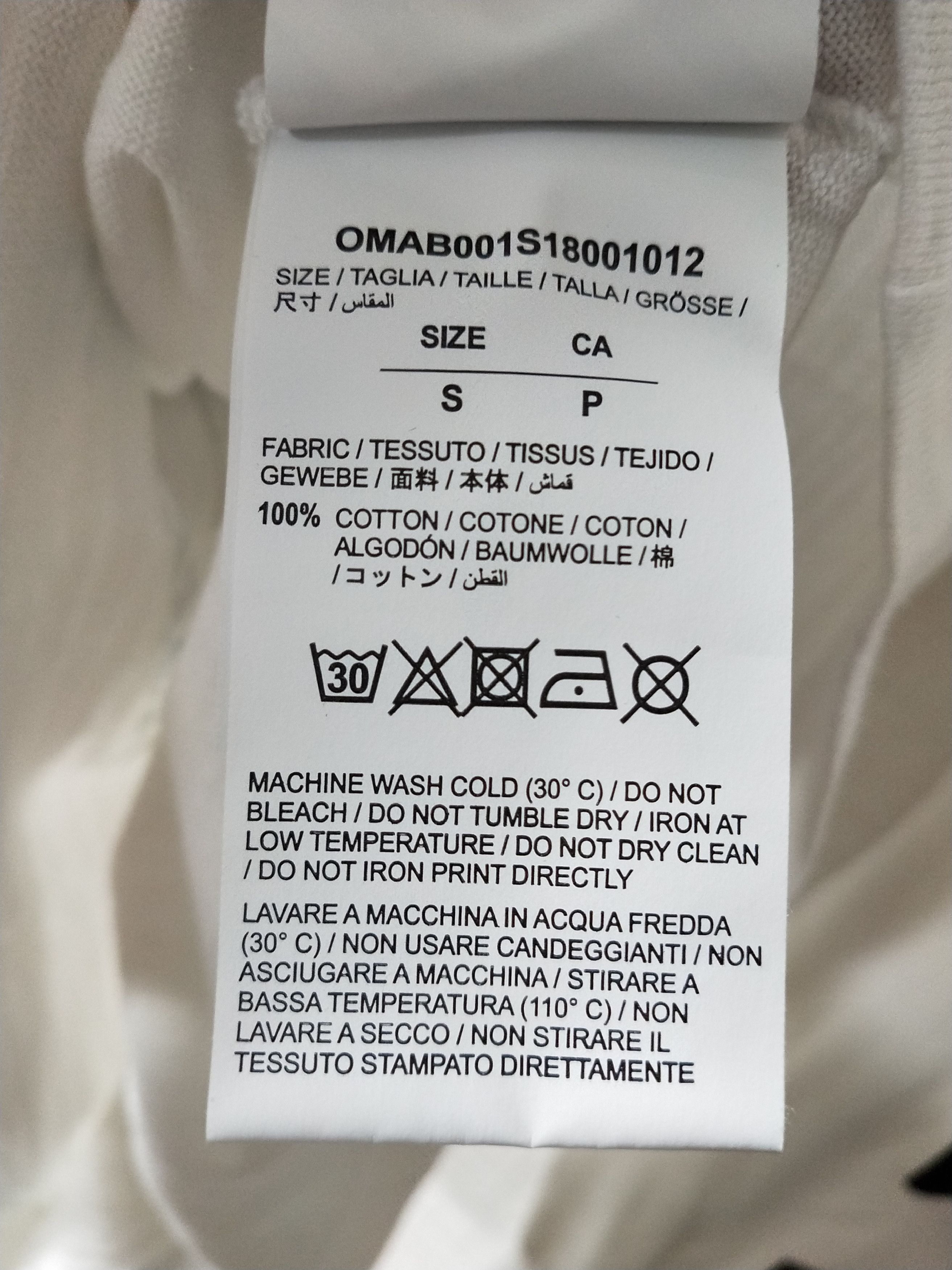 Off-White Mona Lisa L/S Tee Size US S / EU 44-46 / 1 - 6 Thumbnail