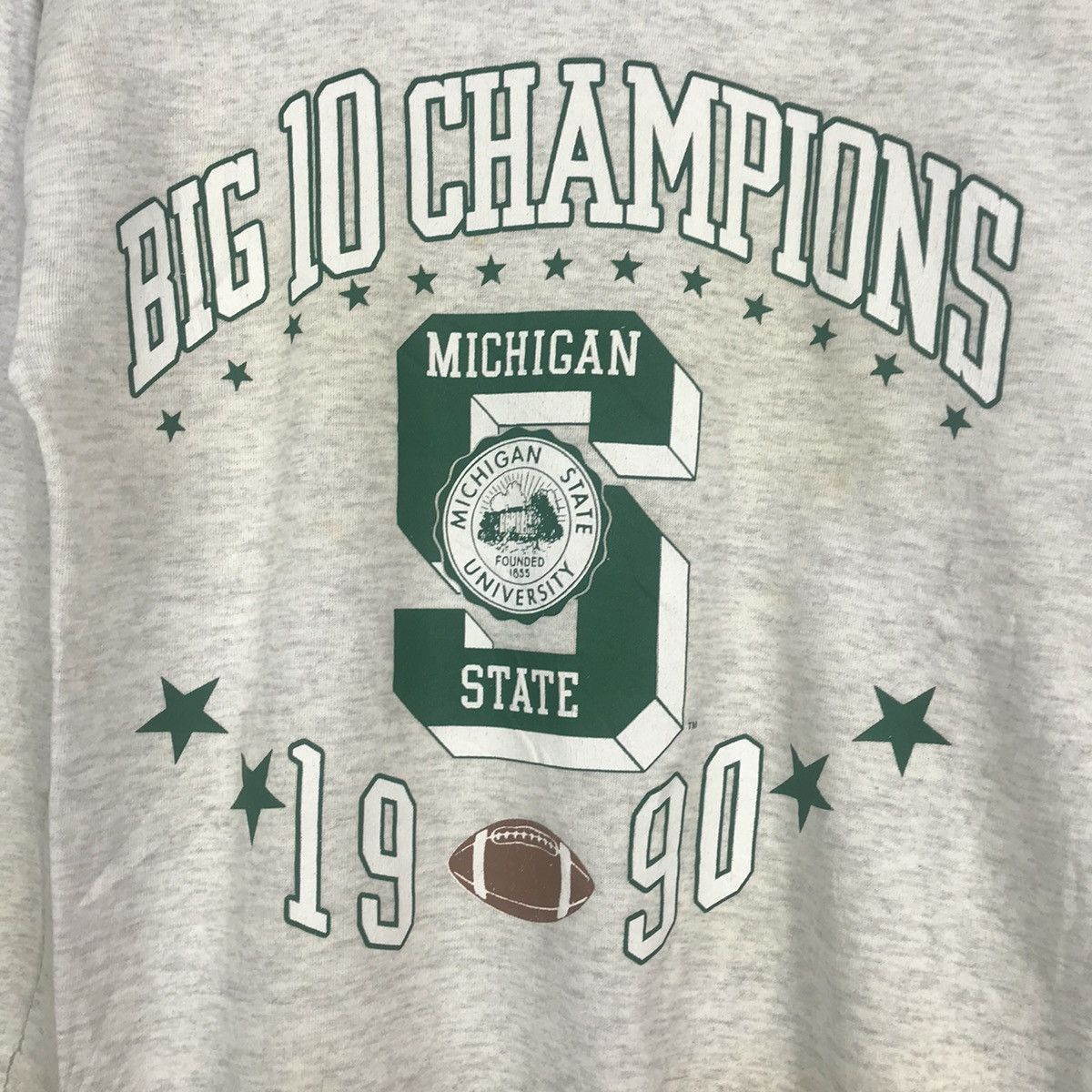Vintage Vintage 90’ Michigan State University Sweatshirt MSU Size US M / EU 48-50 / 2 - 2 Thumbnail