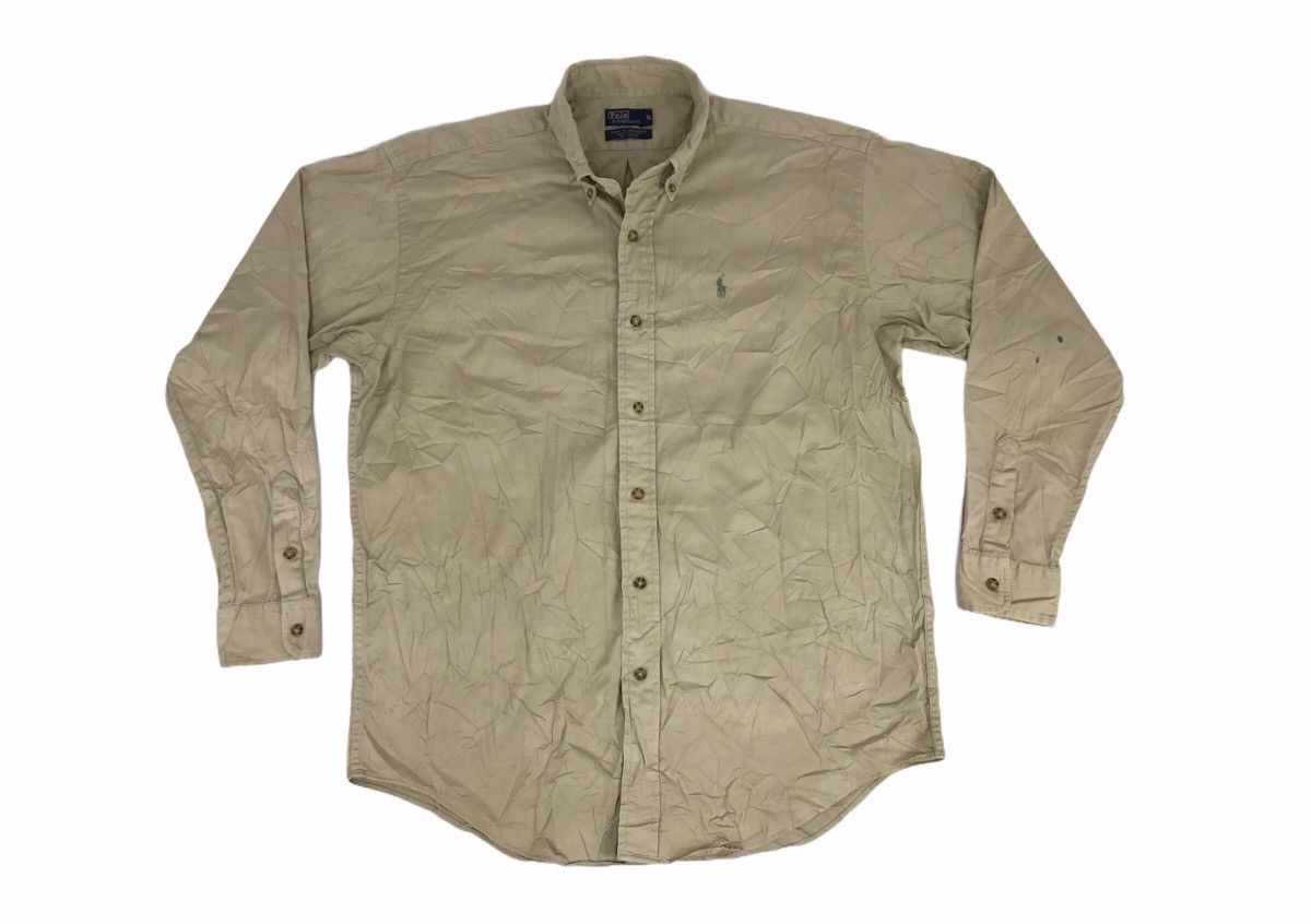 Polo Ralph Lauren × Vintage 90s Polo By Ralph Lauren Khakis Classic Fashion Button Down Size US XL / EU 56 / 4 - 1 Thumbnail