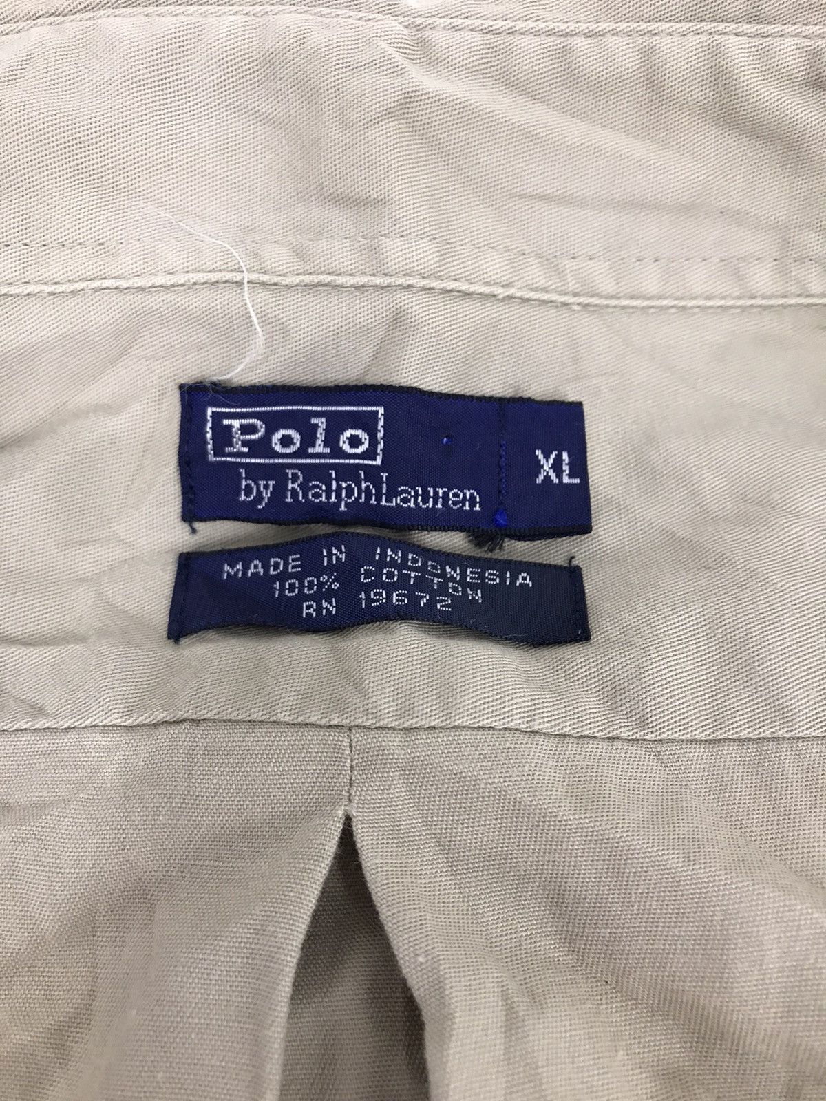 Polo Ralph Lauren × Vintage 90s Polo By Ralph Lauren Khakis Classic Fashion Button Down Size US XL / EU 56 / 4 - 3 Thumbnail