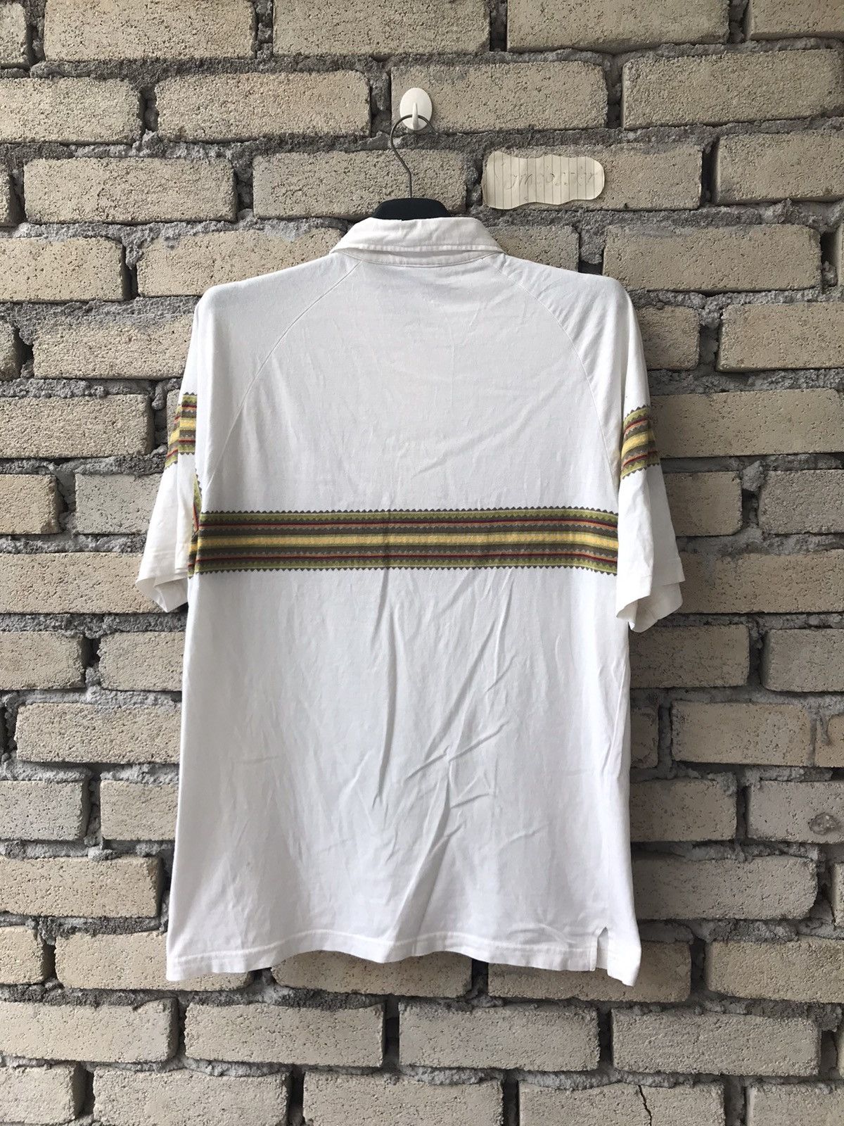 Hang Ten × Japanese Brand Vintage Hang Ten Polo Tee Multicolour Stripes Design Size US L / EU 52-54 / 3 - 9 Thumbnail