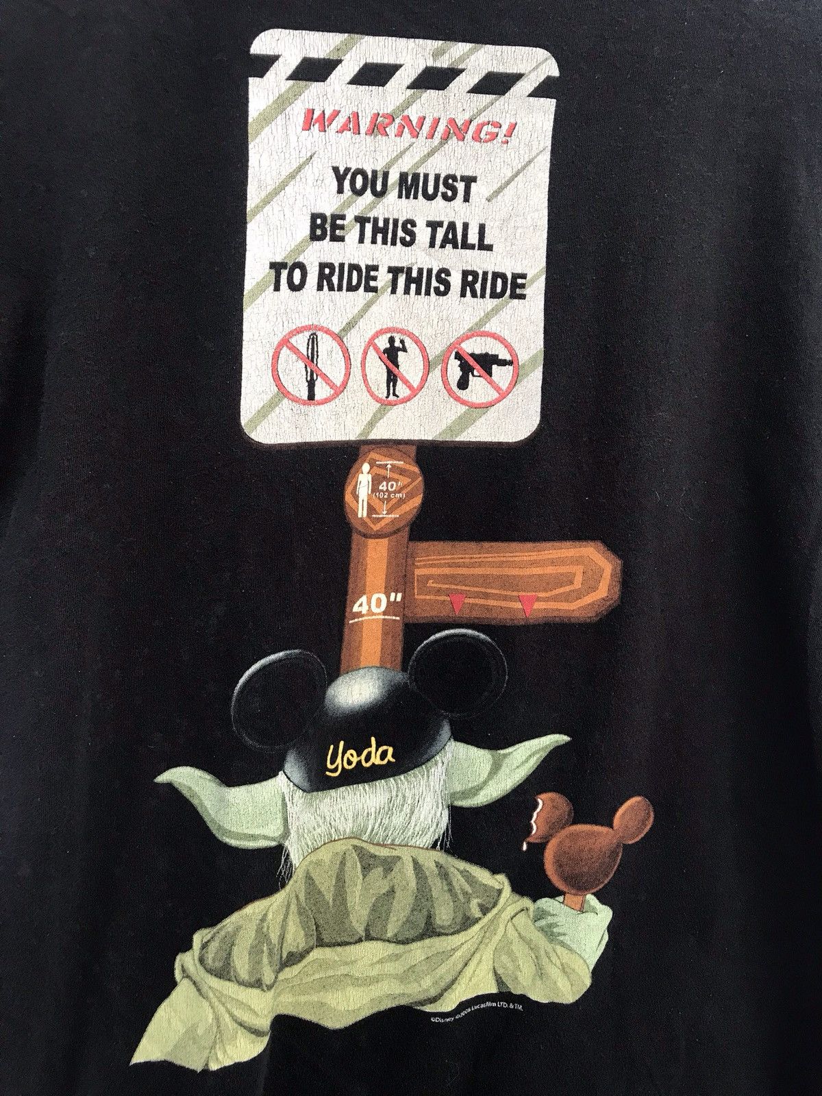 Disney × Star Wars 2008 Lucasfilm Movie Star Wars Yoda Tee Size US L / EU 52-54 / 3 - 5 Thumbnail
