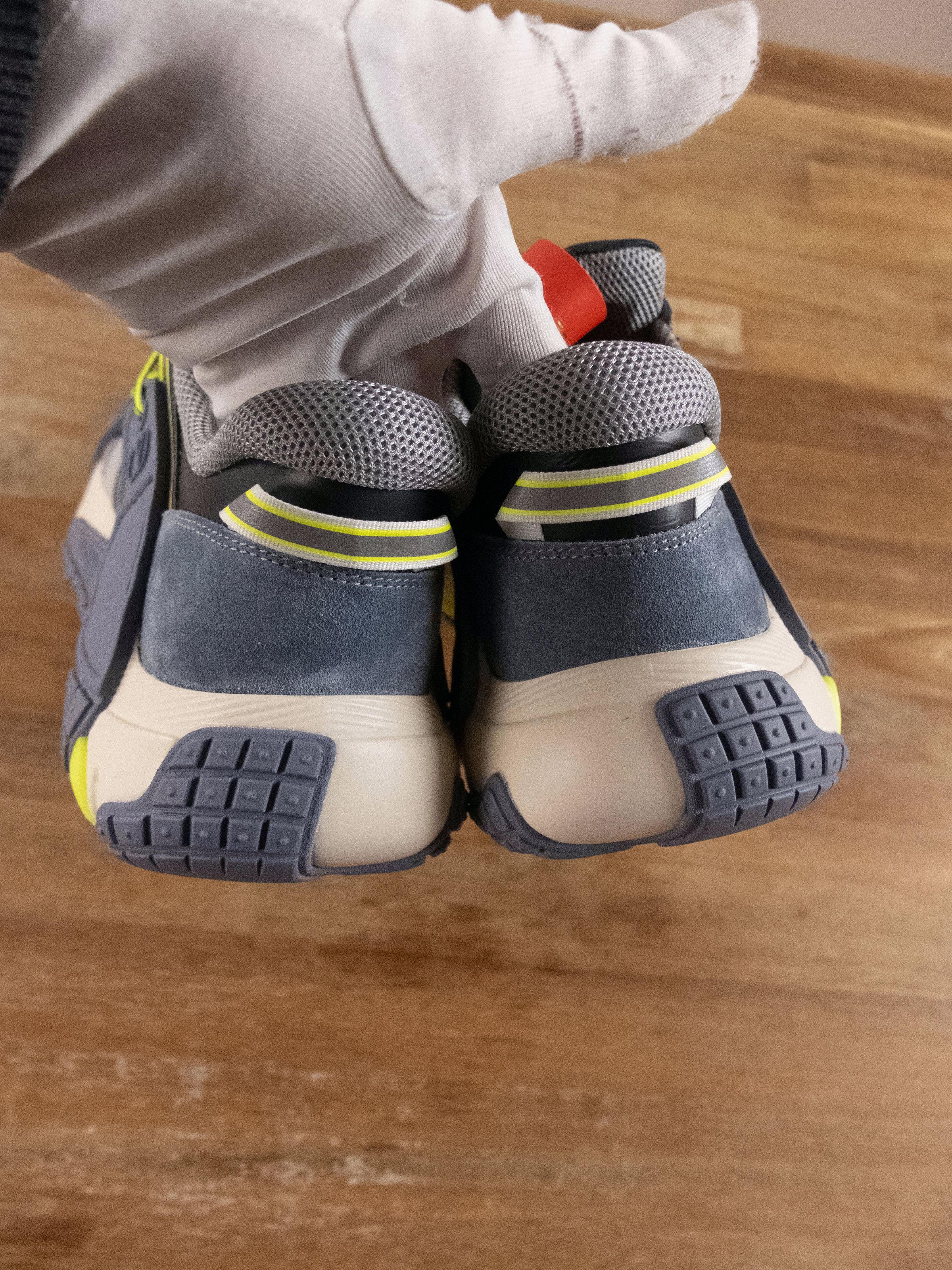 Valentino VALENTINO The Wod gray suede leather chunky sneakers 9 42 Size US 9 / EU 42 - 14 Thumbnail