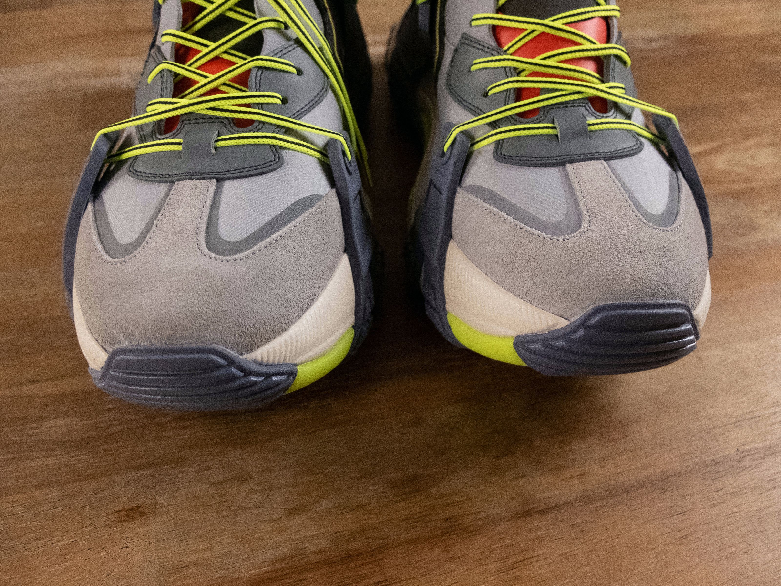 Valentino VALENTINO The Wod gray suede leather chunky sneakers 9 42 Size US 9 / EU 42 - 6 Thumbnail