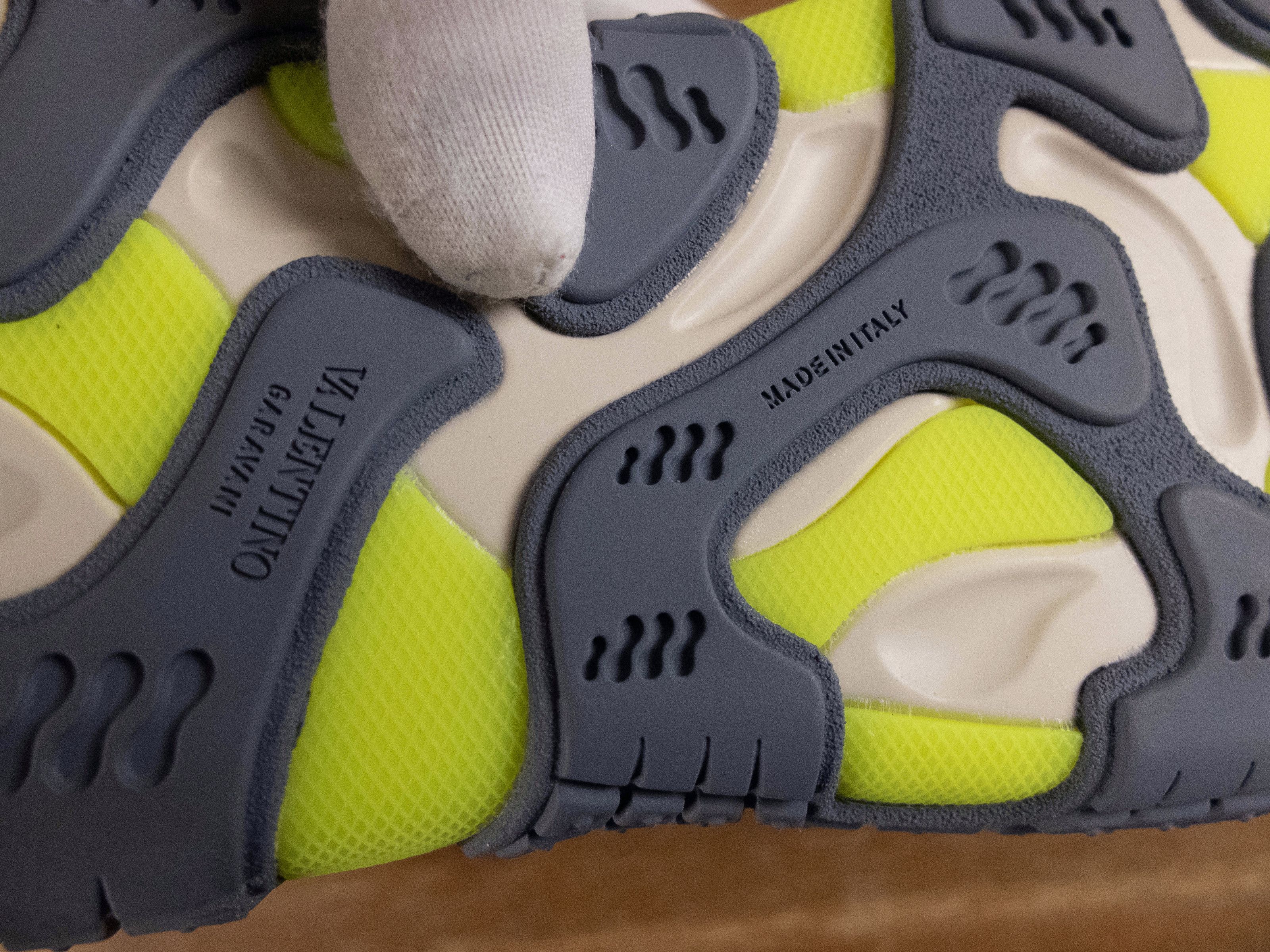 Valentino VALENTINO The Wod gray suede leather chunky sneakers 9 42 Size US 9 / EU 42 - 12 Thumbnail
