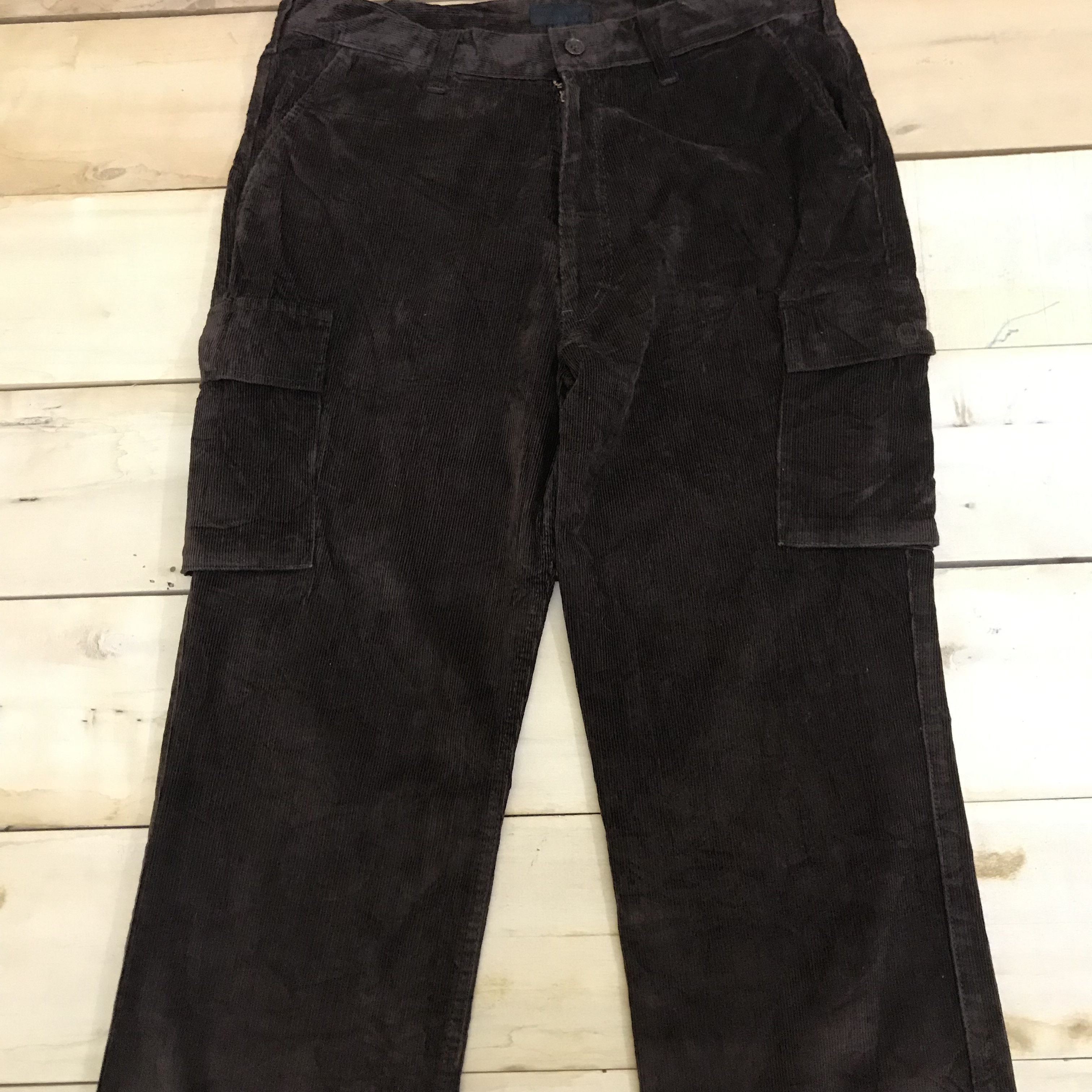 Beams Plus × Japanese Brand X199 BEAMS JAPAN CORDUROY CARGO FLARED PANTS Size US 32 / EU 48 - 1 Thumbnail