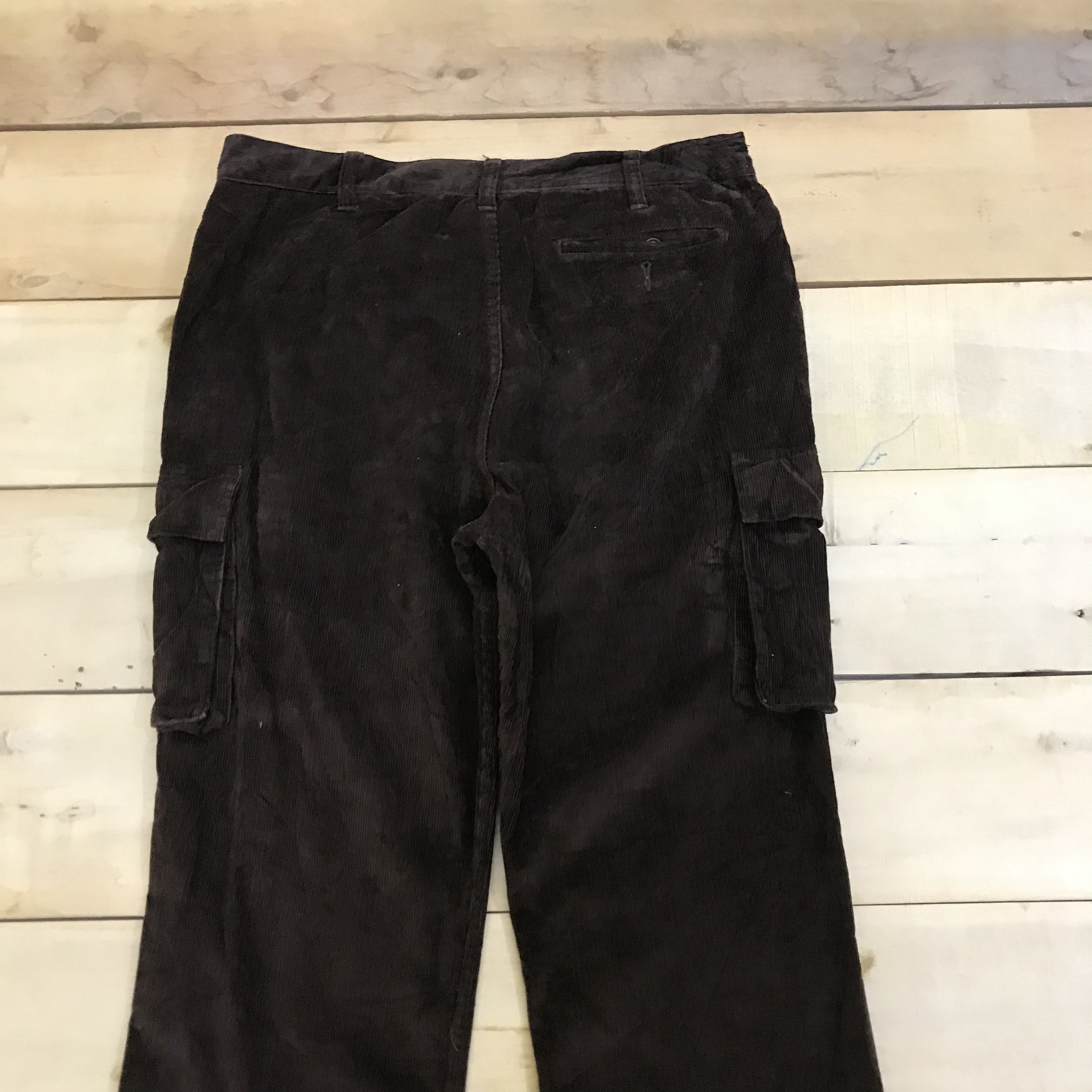 Beams Plus × Japanese Brand X199 BEAMS JAPAN CORDUROY CARGO FLARED PANTS Size US 32 / EU 48 - 2 Thumbnail
