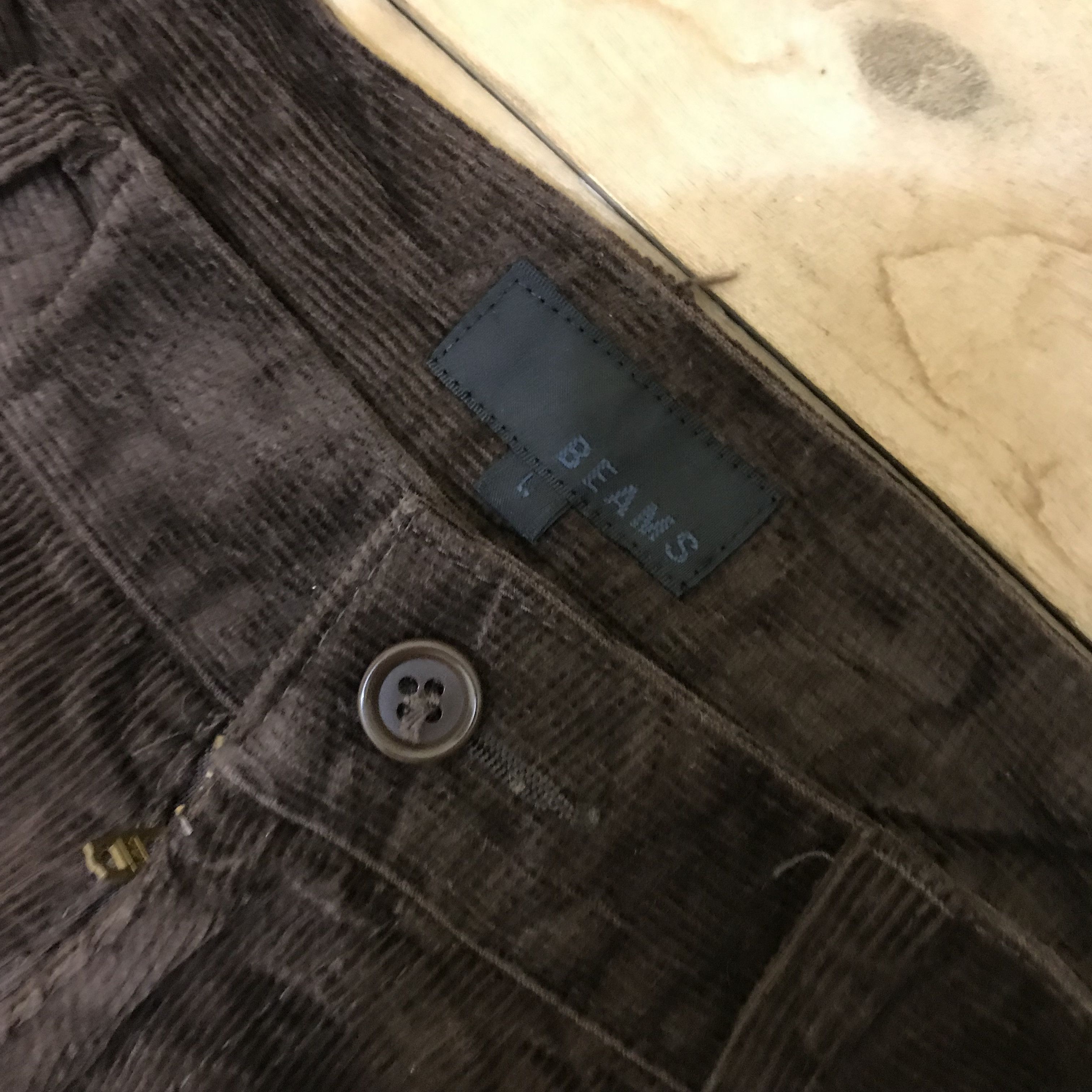 Beams Plus × Japanese Brand X199 BEAMS JAPAN CORDUROY CARGO FLARED PANTS Size US 32 / EU 48 - 5 Thumbnail