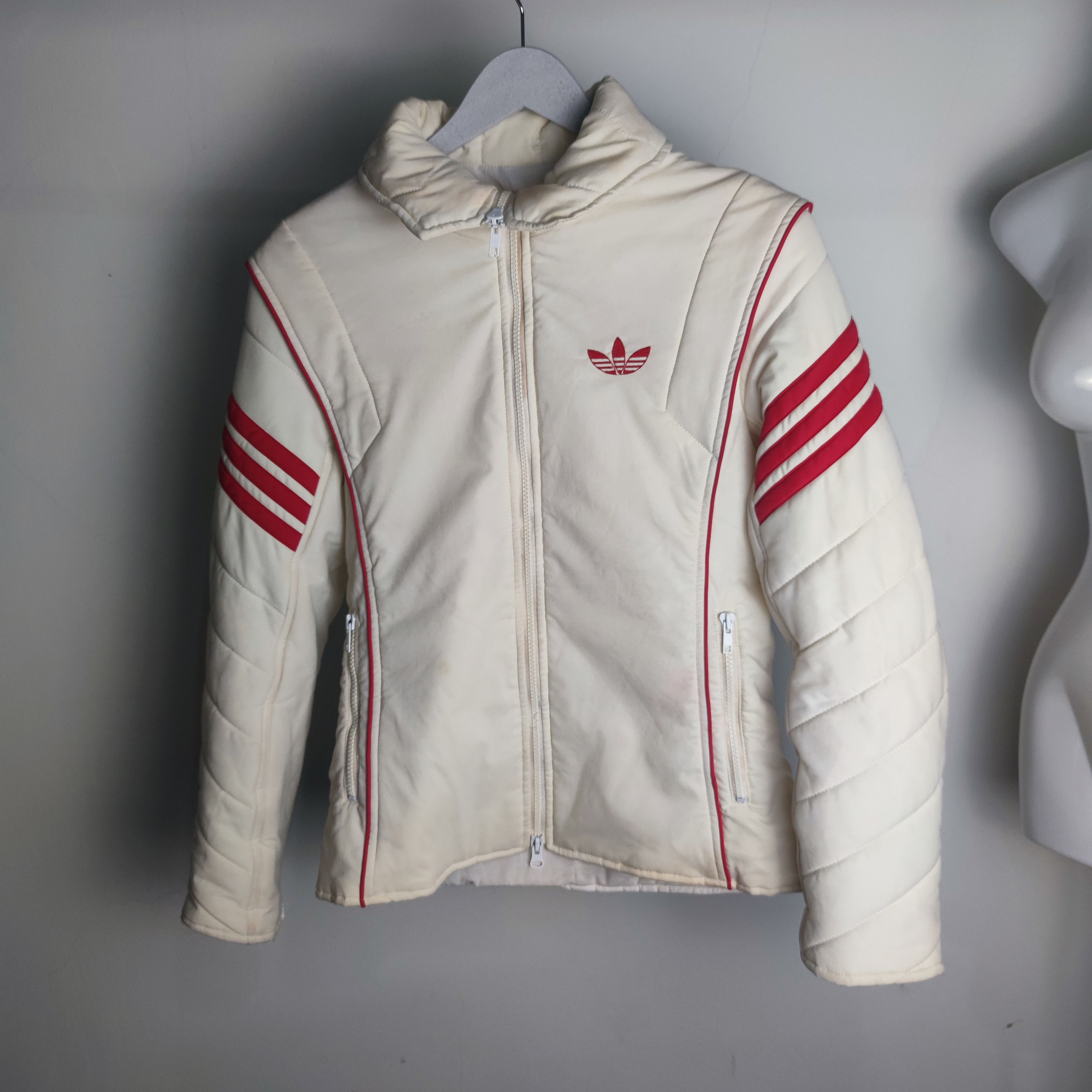Adidas × Descente × Vintage Vintage Adidas X Descente Puffer Jacket With Hide Hoodie Size US S / EU 44-46 / 1 - 1 Thumbnail