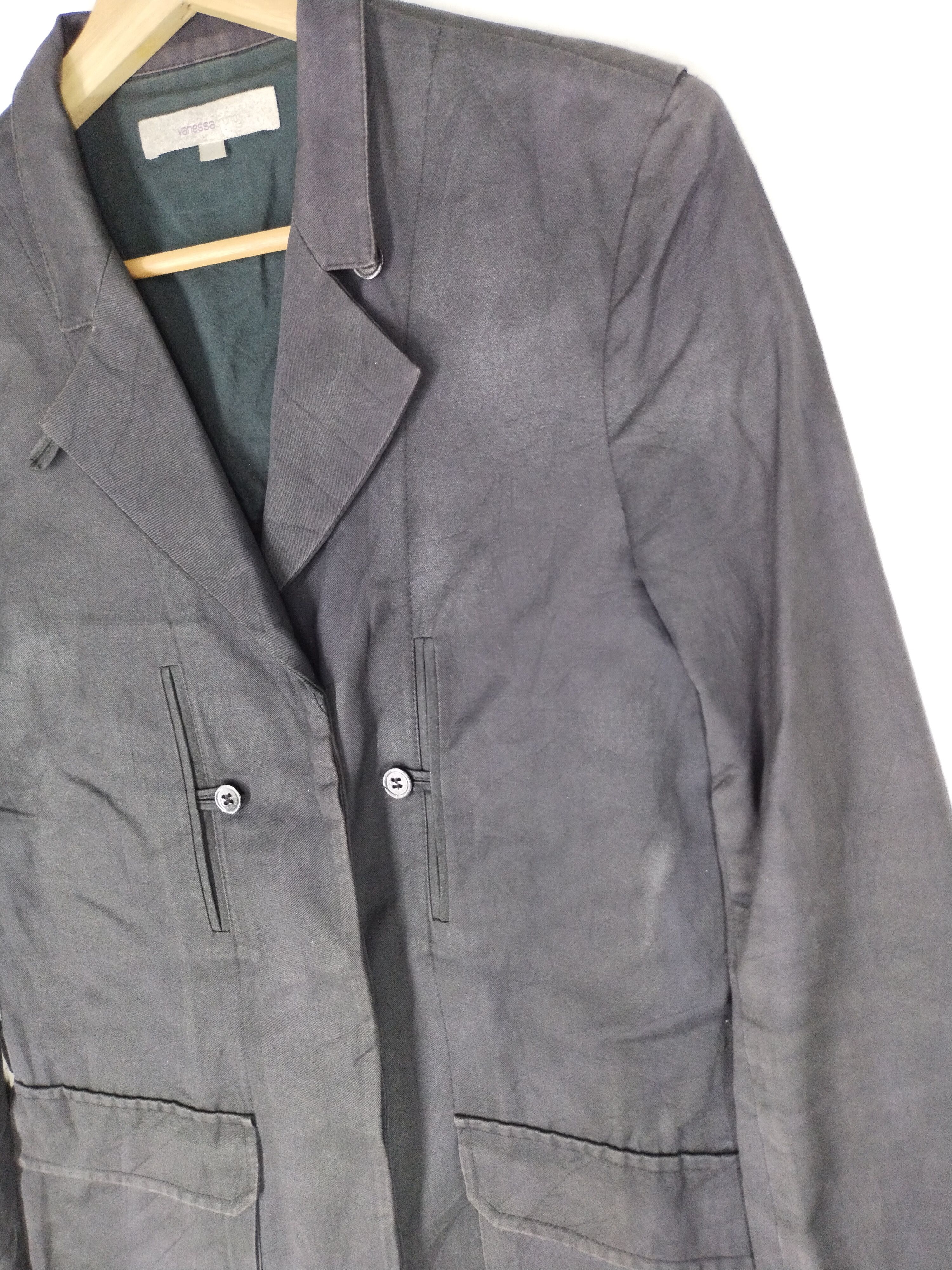 Vintage HERITAGE LONG COAT VANESSA BRUNO MADE IN POLAND Size US S / EU 44-46 / 1 - 4 Thumbnail
