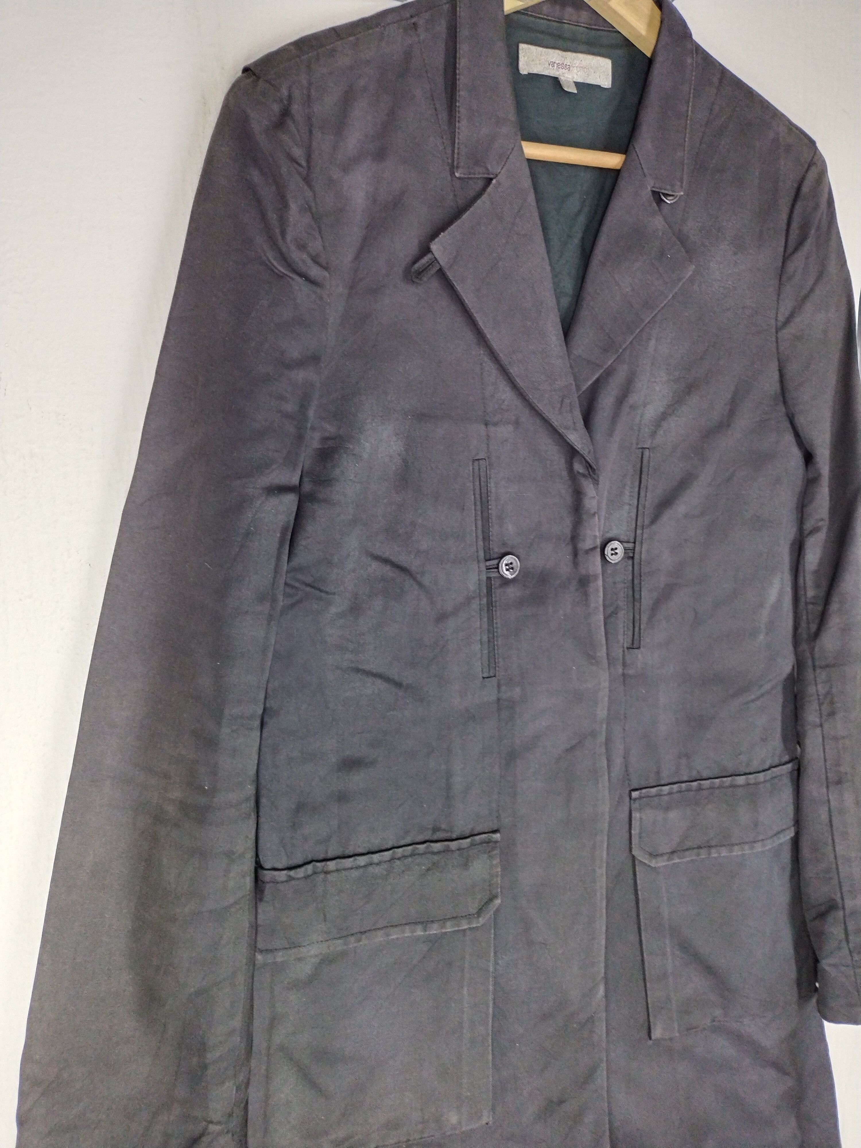 Vintage HERITAGE LONG COAT VANESSA BRUNO MADE IN POLAND Size US S / EU 44-46 / 1 - 5 Thumbnail