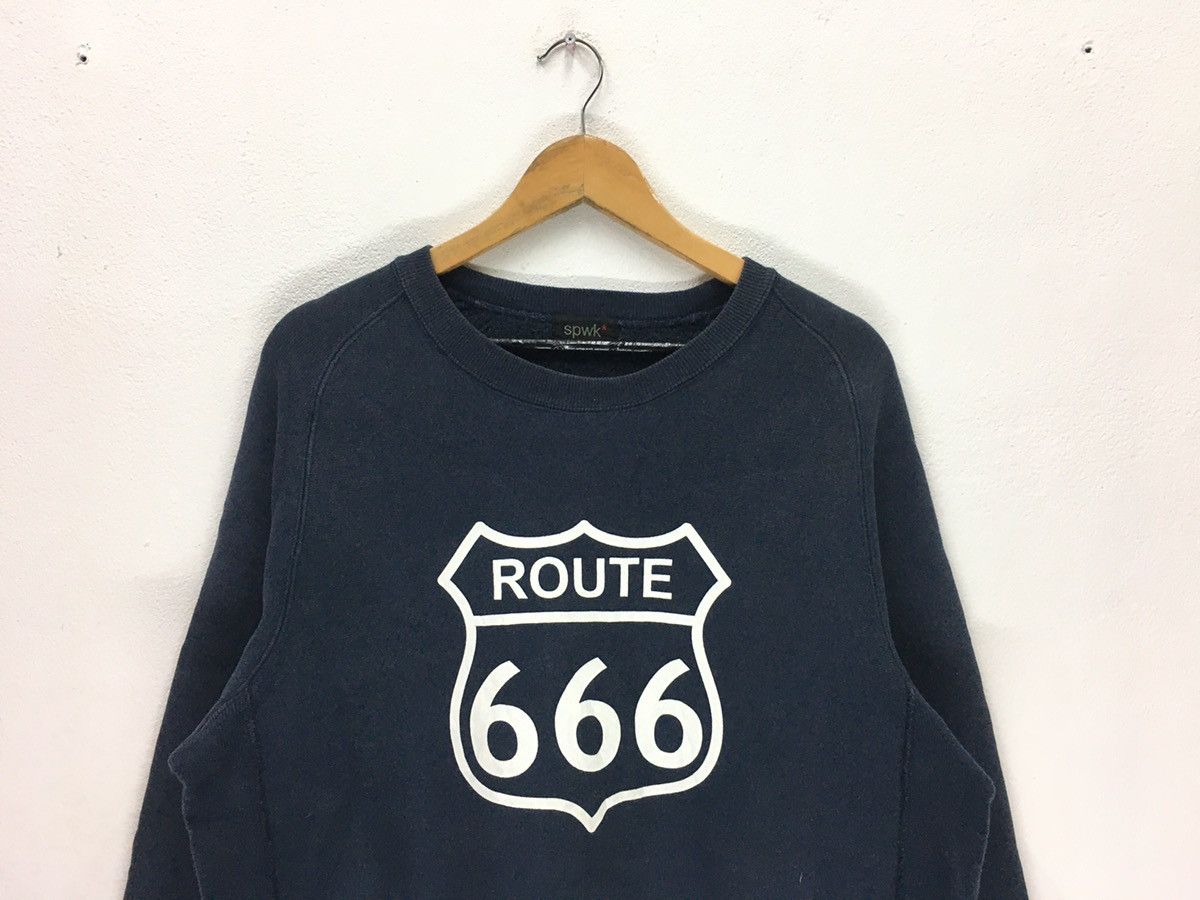 Japanese Brand × Vintage Japanese Brand Spwk Route666 Big Logo Sweatshirt Size US S / EU 44-46 / 1 - 3 Thumbnail