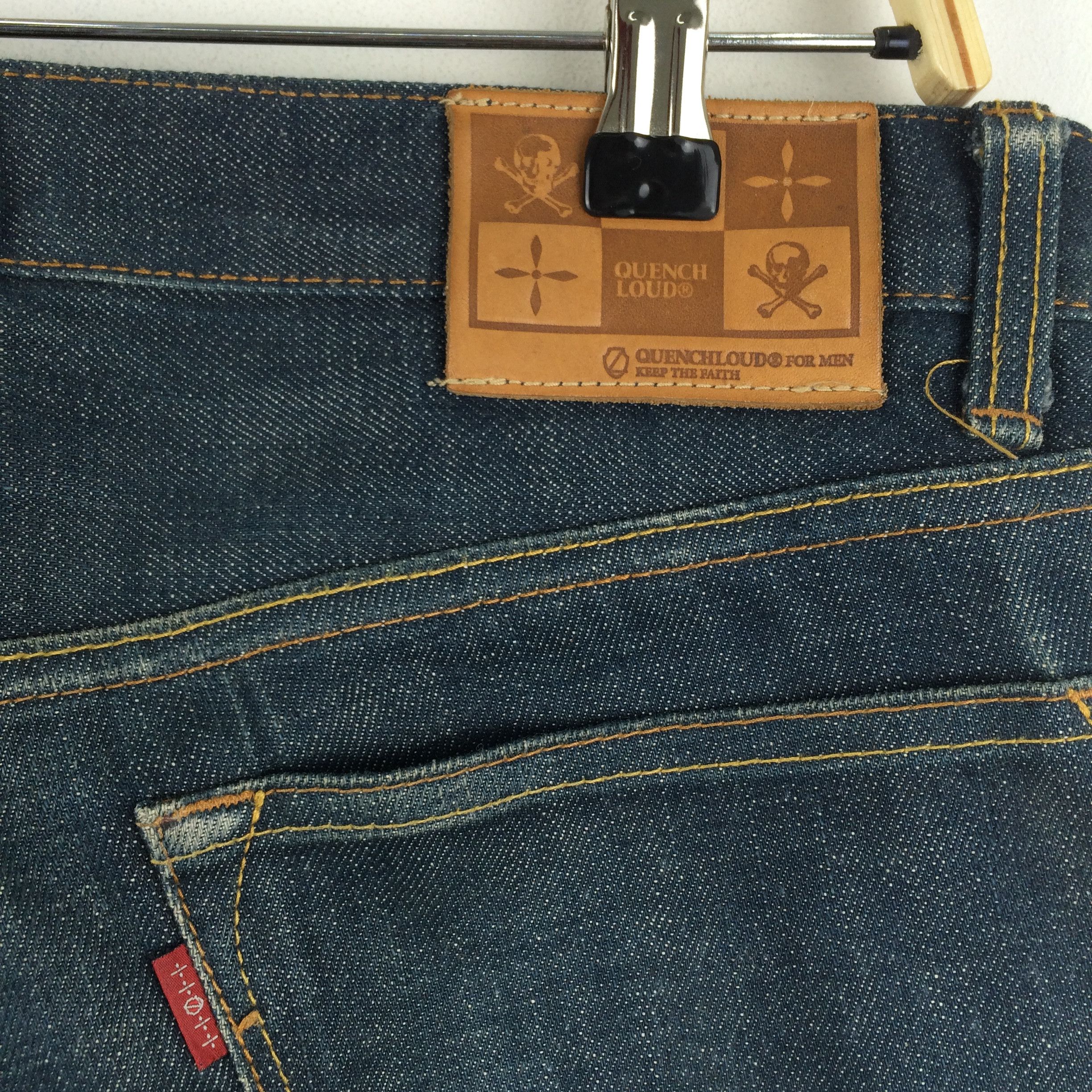 Japanese Brand × QUENCHLOUD X201 JAPAN QUENCHLOAD SELVEDGE JAPANESE BLUE DENIM Size US 34 / EU 50 - 7 Thumbnail