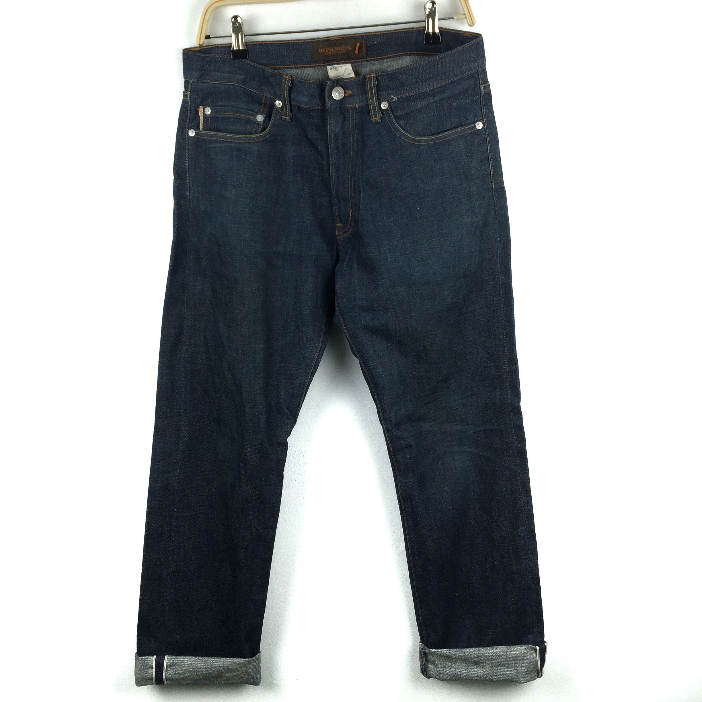 Japanese Brand × QUENCHLOUD X201 JAPAN QUENCHLOAD SELVEDGE JAPANESE BLUE DENIM Size US 34 / EU 50 - 2 Thumbnail