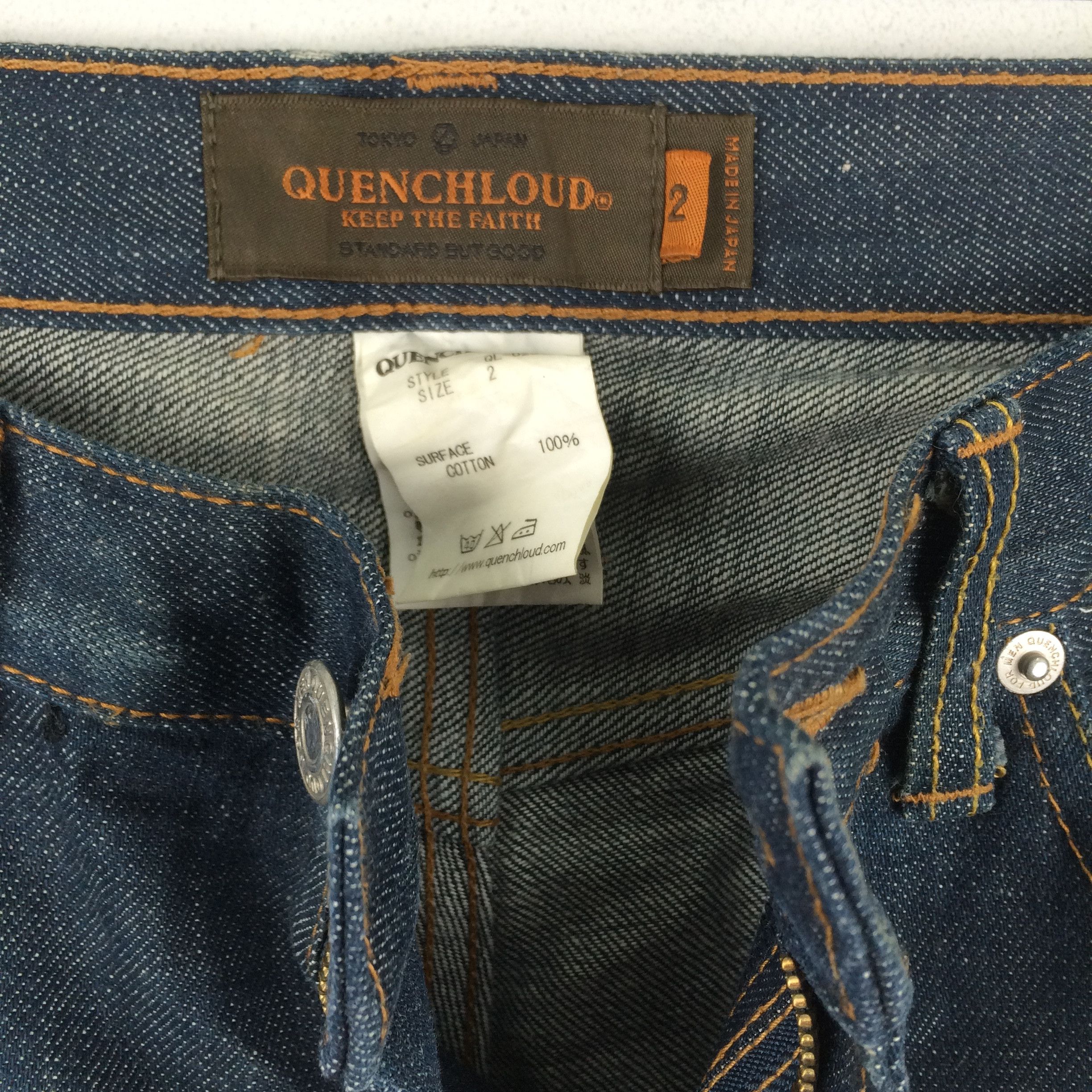 Japanese Brand × QUENCHLOUD X201 JAPAN QUENCHLOAD SELVEDGE JAPANESE BLUE DENIM Size US 34 / EU 50 - 3 Thumbnail