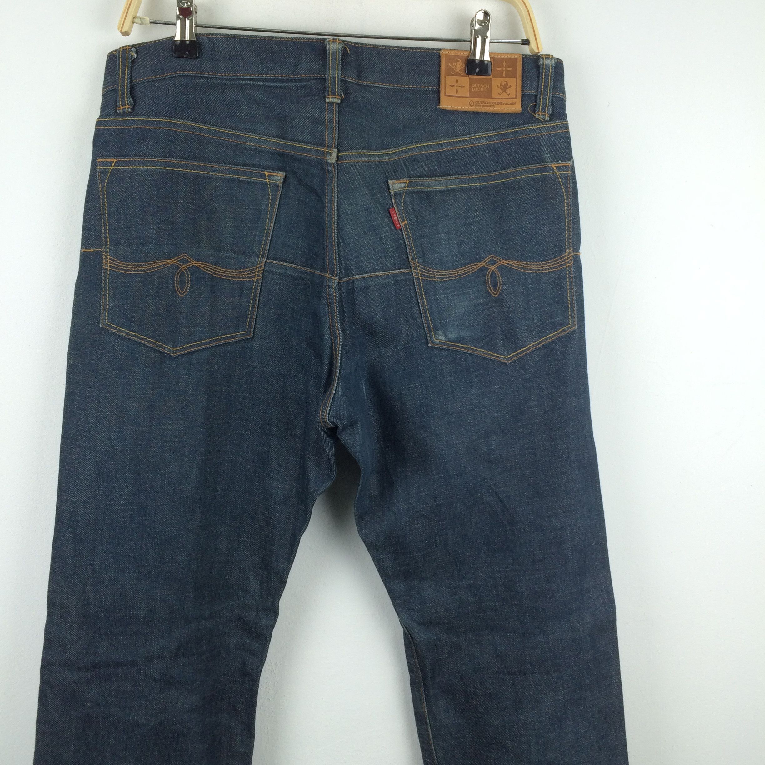 Japanese Brand × QUENCHLOUD X201 JAPAN QUENCHLOAD SELVEDGE JAPANESE BLUE DENIM Size US 34 / EU 50 - 8 Thumbnail