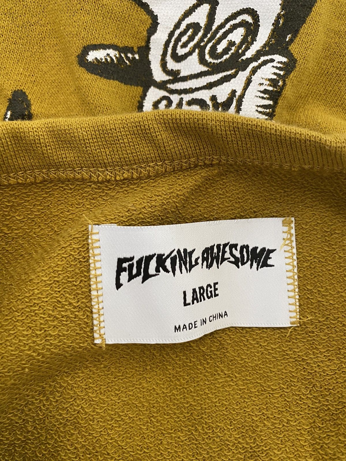 Fucking Awesome Fucking Awesome Snoopy Acid Dog Sweatshirt / Crewneck RARE Size US L / EU 52-54 / 3 - 4 Thumbnail