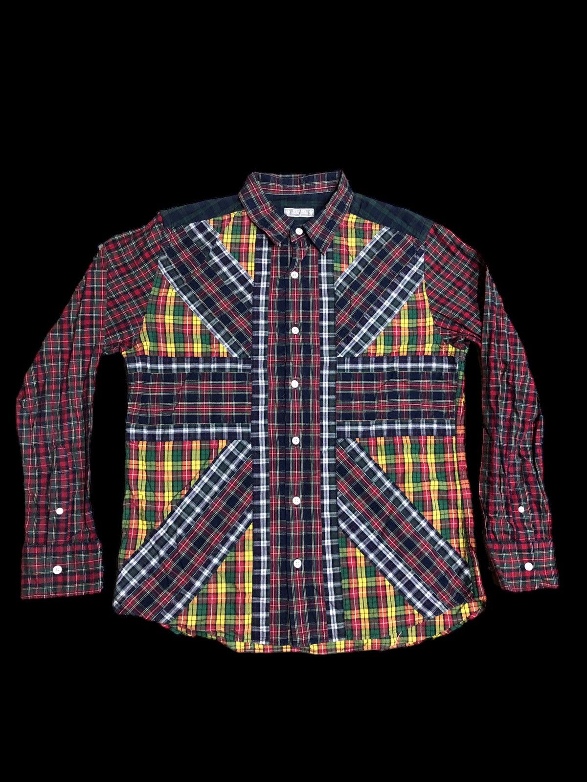 Beams Plus RARE BEAMS UNITED KINGDOM FLAG DESIGN PATCHWORK Size US M / EU 48-50 / 2 - 1 Thumbnail