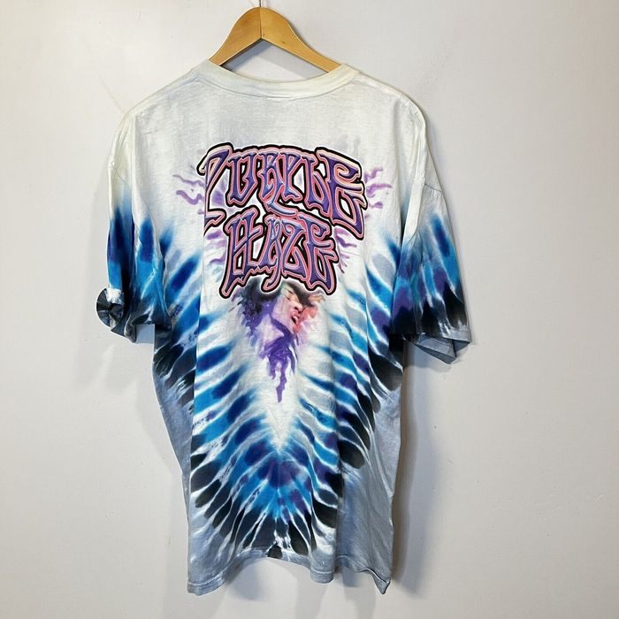 jimi hendrix purple haze tie dye t shirt
