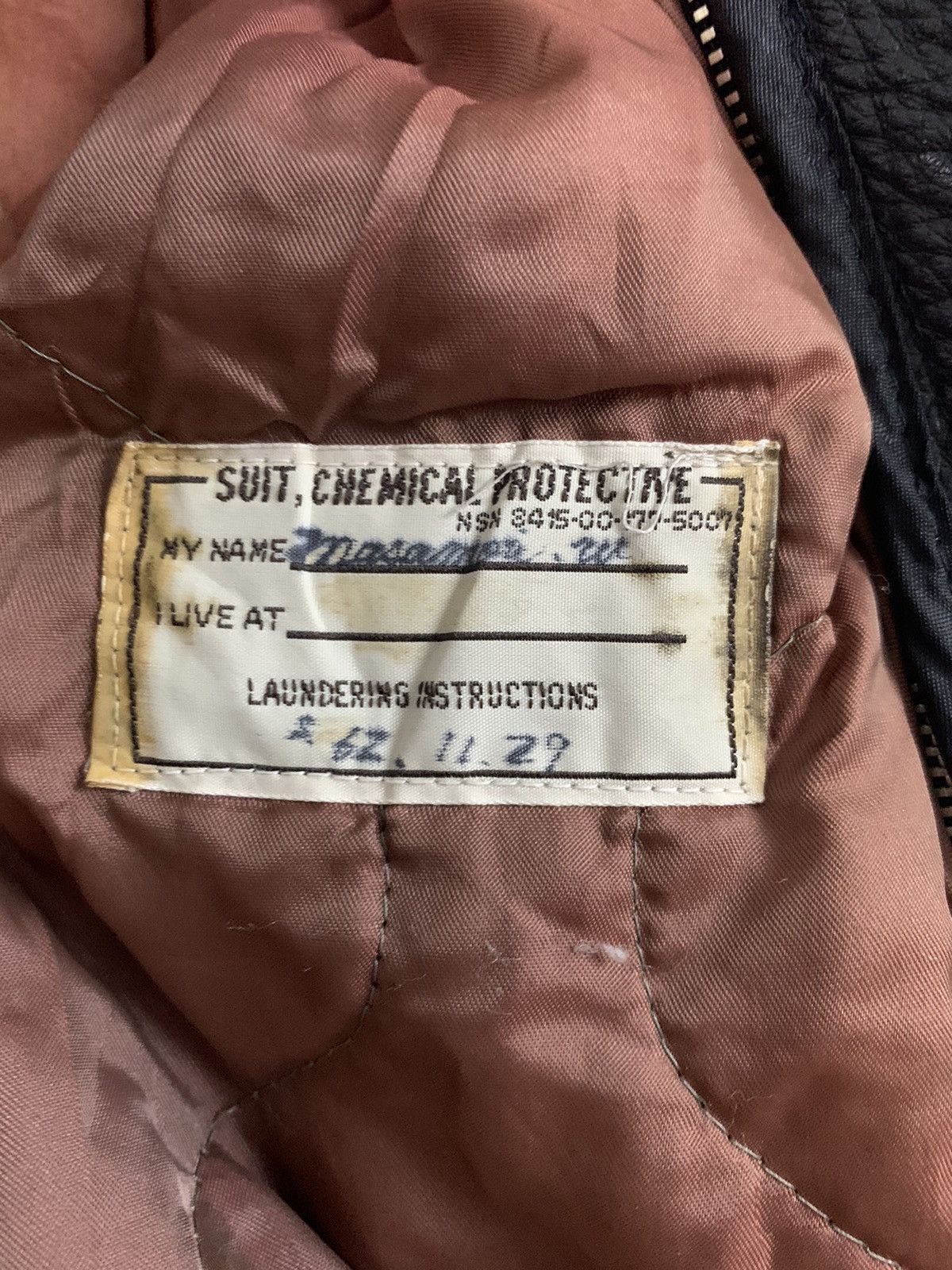Japanese Brand Vintage 60s Dog Fight Leather Bomber Jacket Size US M / EU 48-50 / 2 - 12 Thumbnail