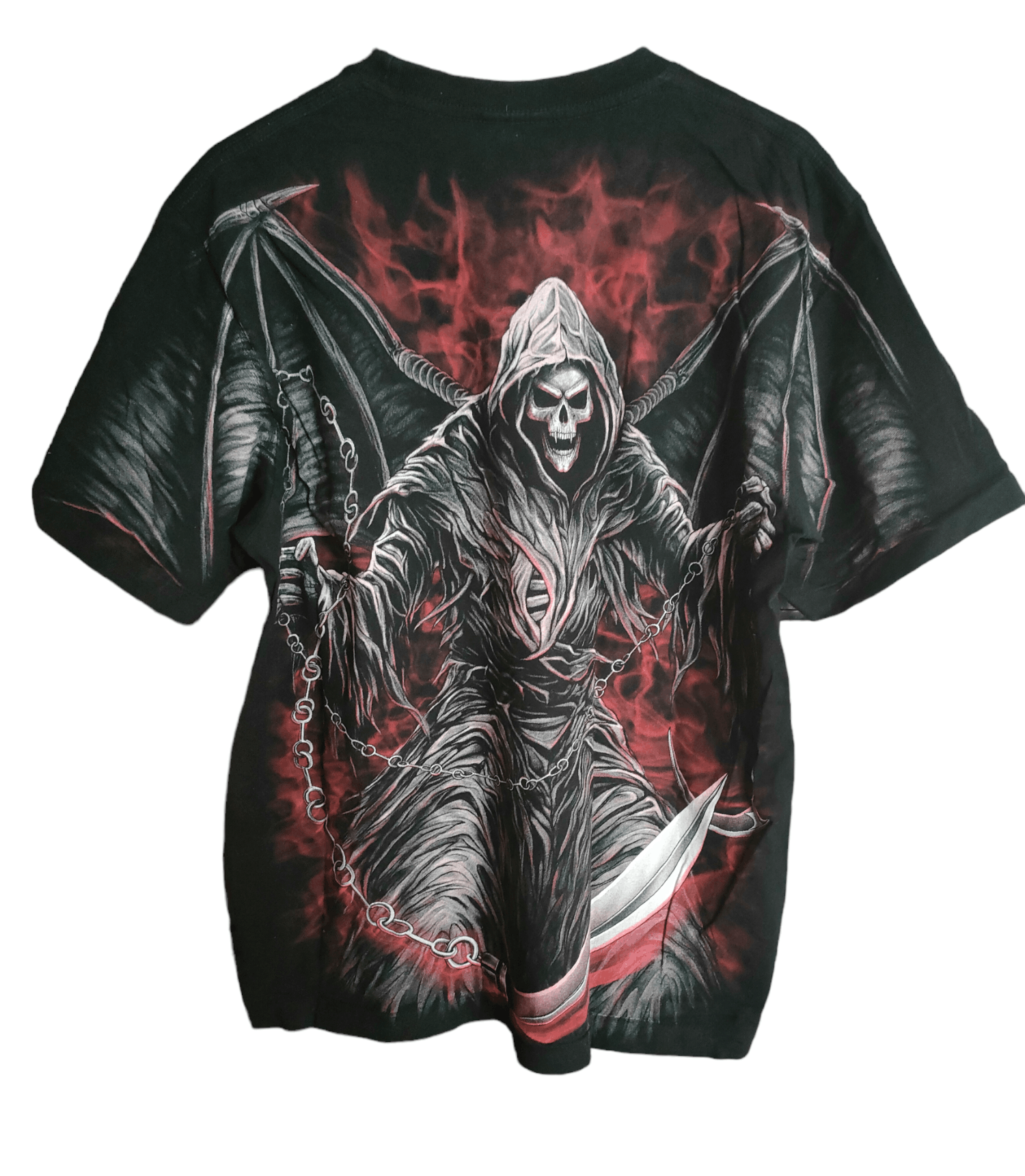 Vintage Fullprint Skull Rock Eagle Vintage T-Shirt Size US L / EU 52-54 / 3 - 2 Thumbnail