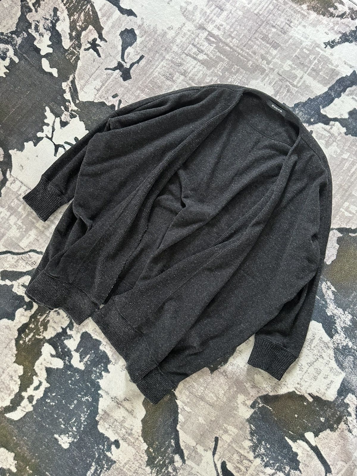 Issey Miyake AW10 - Zucca wool cropped cardigan Size US M / EU 48-50 / 2 - 2 Thumbnail