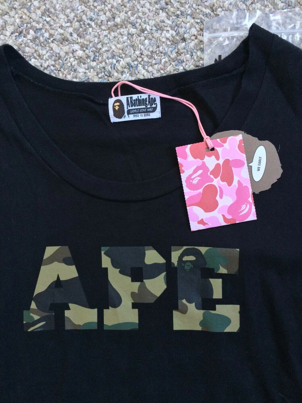 Bape NEW Bape Green Camo Ape Top Size ONE SIZE - 2 Thumbnail
