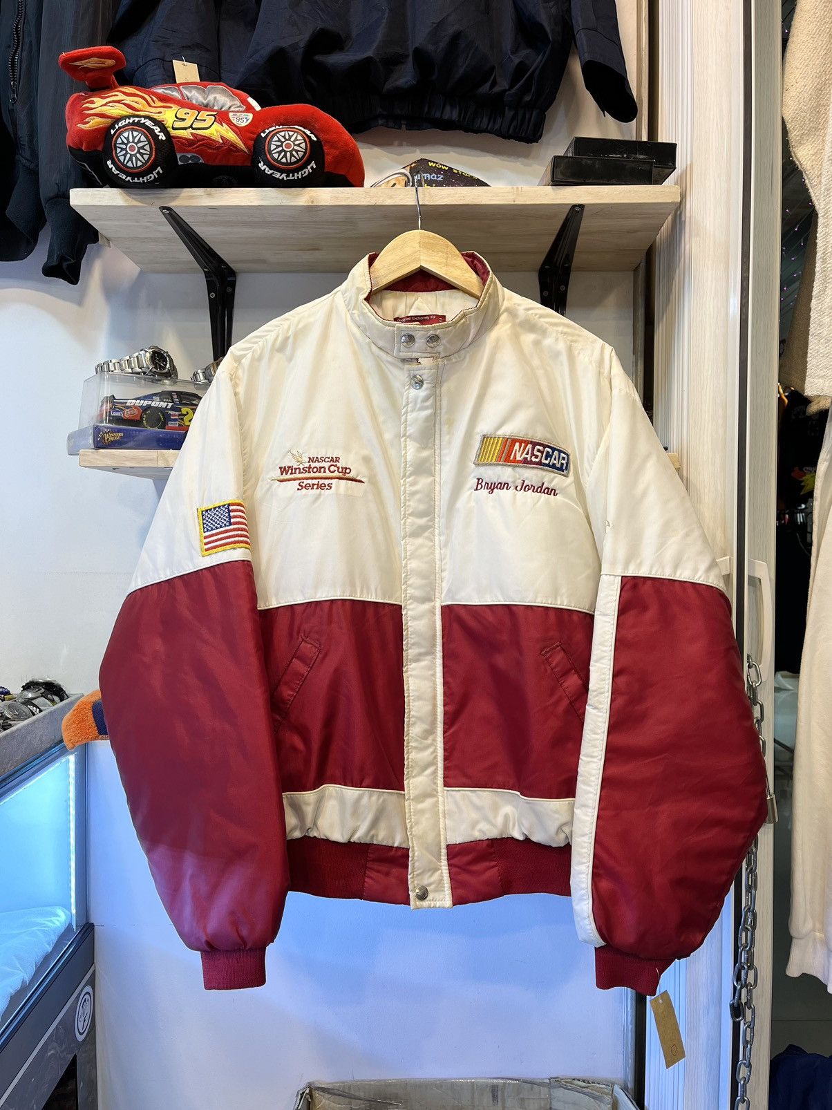 NASCAR × Vintage Rare Vintage 1984 Nascar Winston Cup Series Racing Jacket Size US L / EU 52-54 / 3 - 2 Thumbnail
