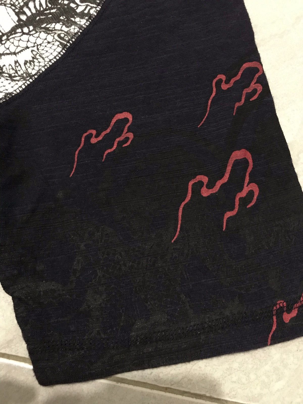 20471120 Vintage Sukajan Dragon Tattoos Yakuza Harajuku Style Size US L / EU 52-54 / 3 - 6 Thumbnail