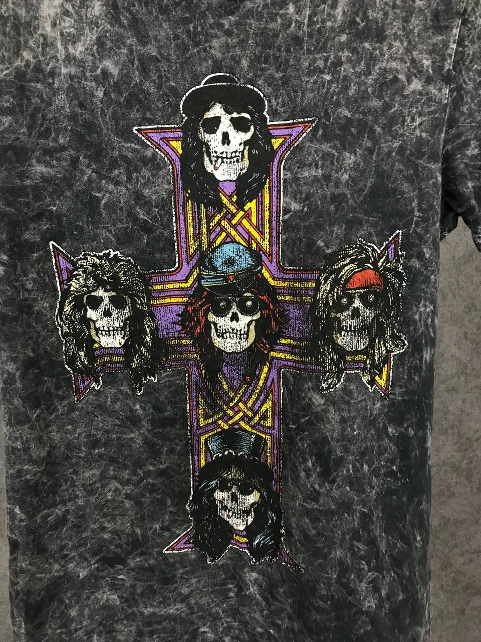 Band Tees Guns N Roses rock band tour overprinted tee Size US S / EU 44-46 / 1 - 3 Thumbnail