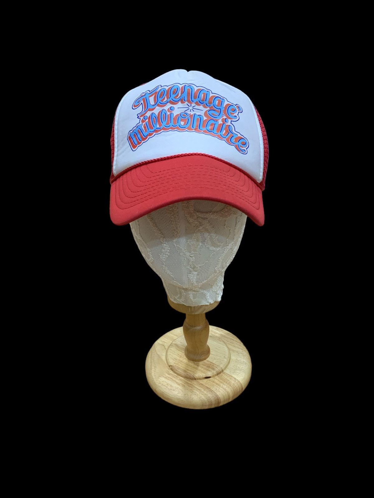 VINTAGE 1980s TEENAGE MILLIONAIRE TRUCKER CAP HAT