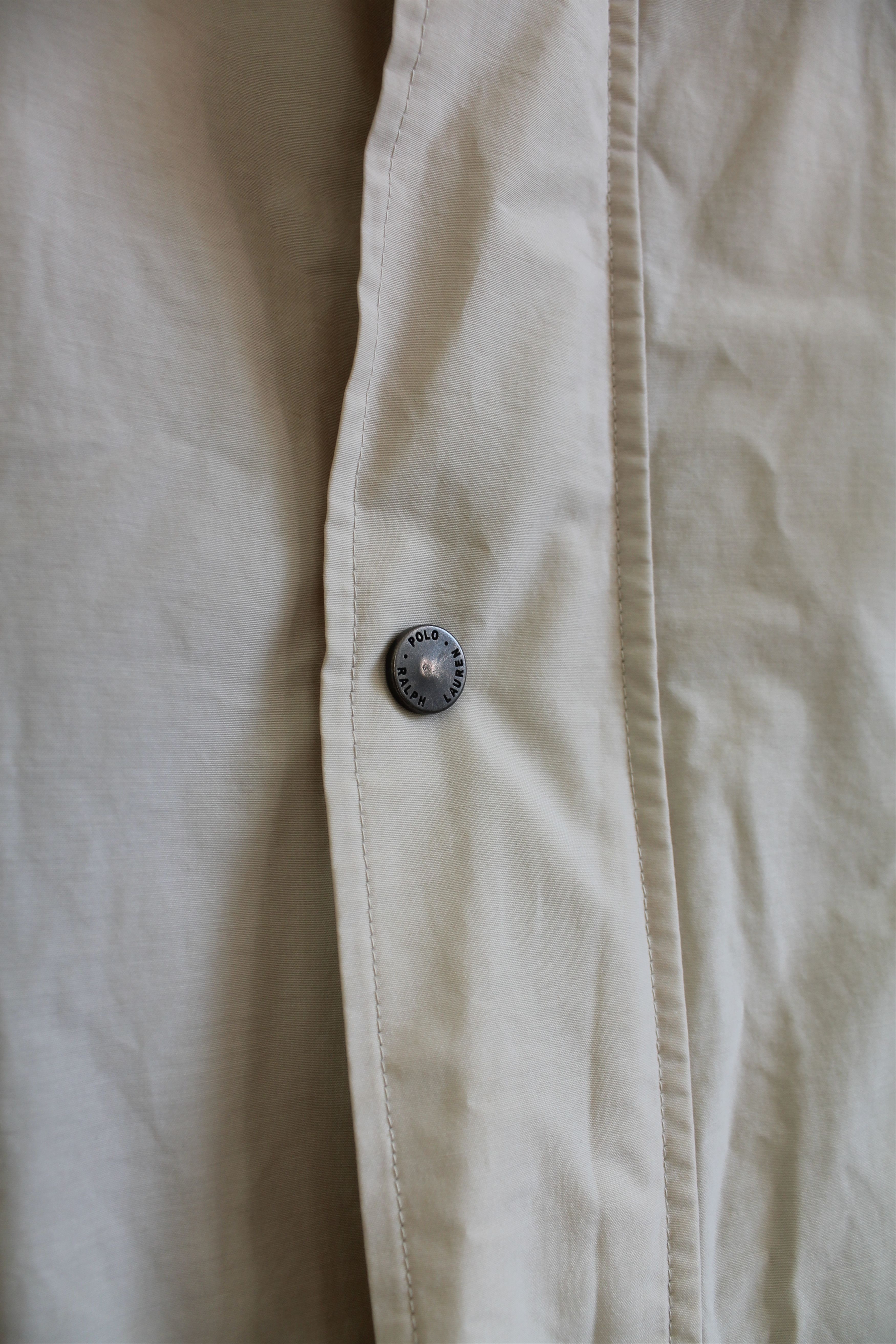 Polo Ralph Lauren 90's Vintage Polo Ralph Lauren Hooded Jacket Beige Size US XXL / EU 58 / 5 - 3 Thumbnail
