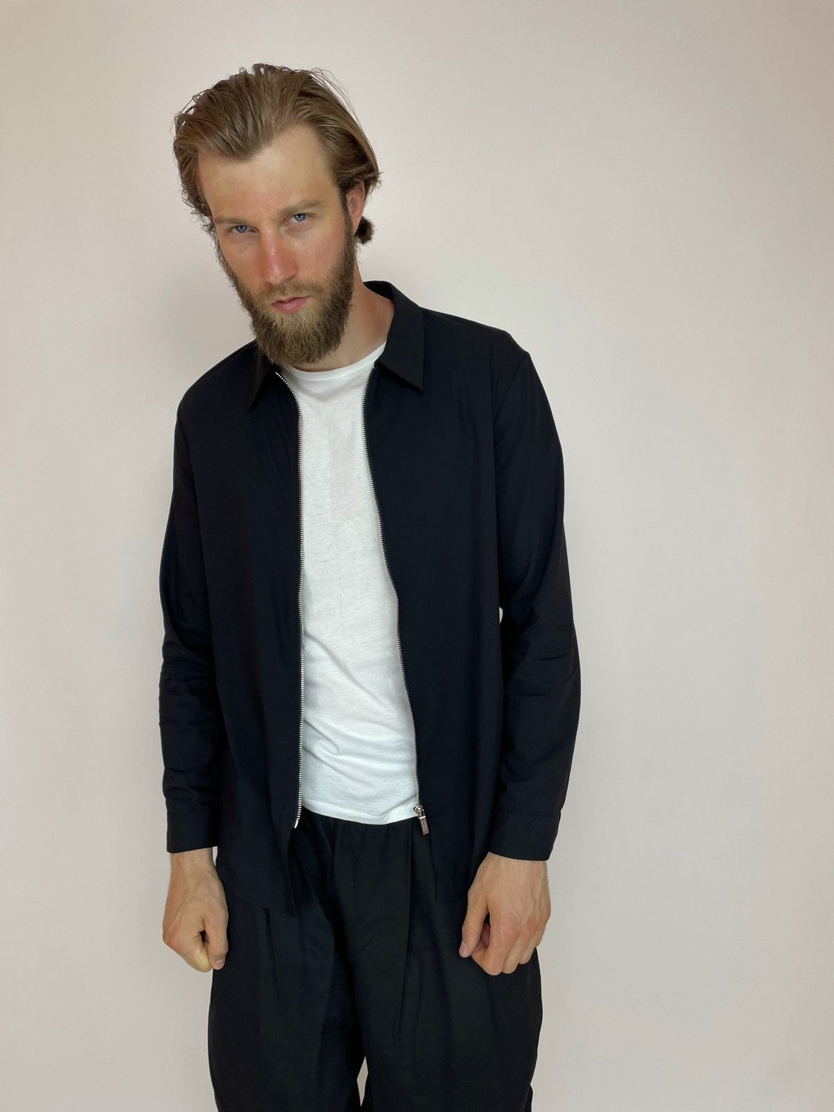Other nobody's favourite Overshirt Full zip long sleeve Lyocell Size US M / EU 48-50 / 2 - 5 Thumbnail