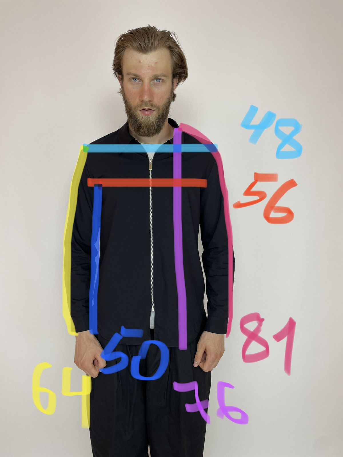 Other nobody's favourite Overshirt Full zip long sleeve Lyocell Size US M / EU 48-50 / 2 - 11 Thumbnail