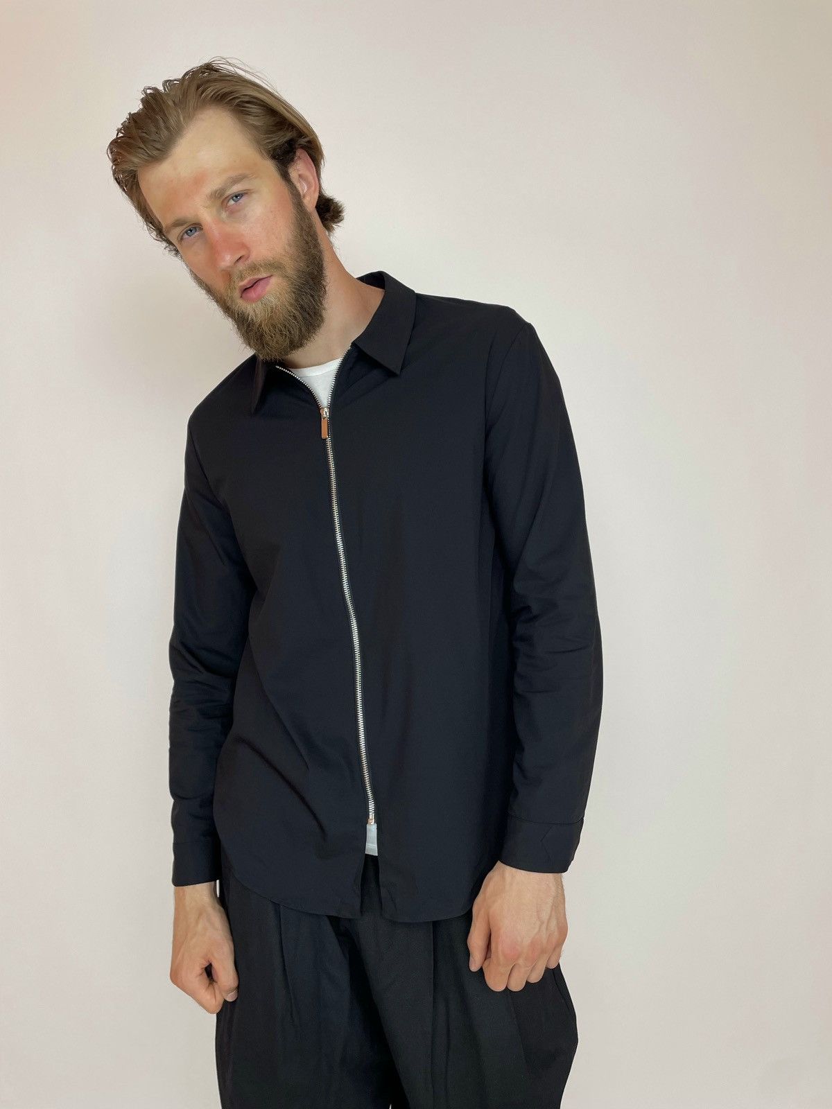 Other nobody's favourite Overshirt Full zip long sleeve Lyocell Size US M / EU 48-50 / 2 - 4 Thumbnail