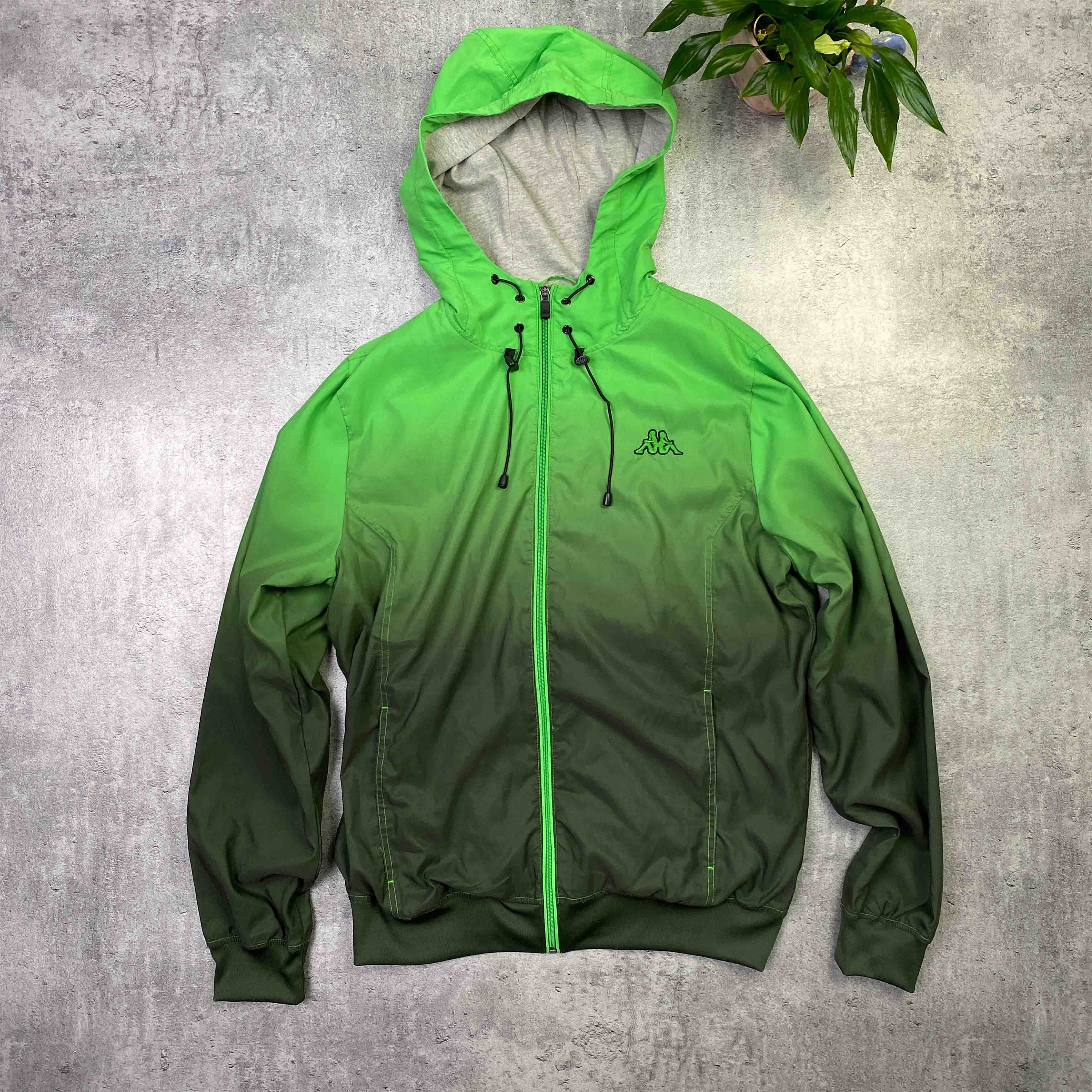 Lime Green Kappa Jacket Grailed