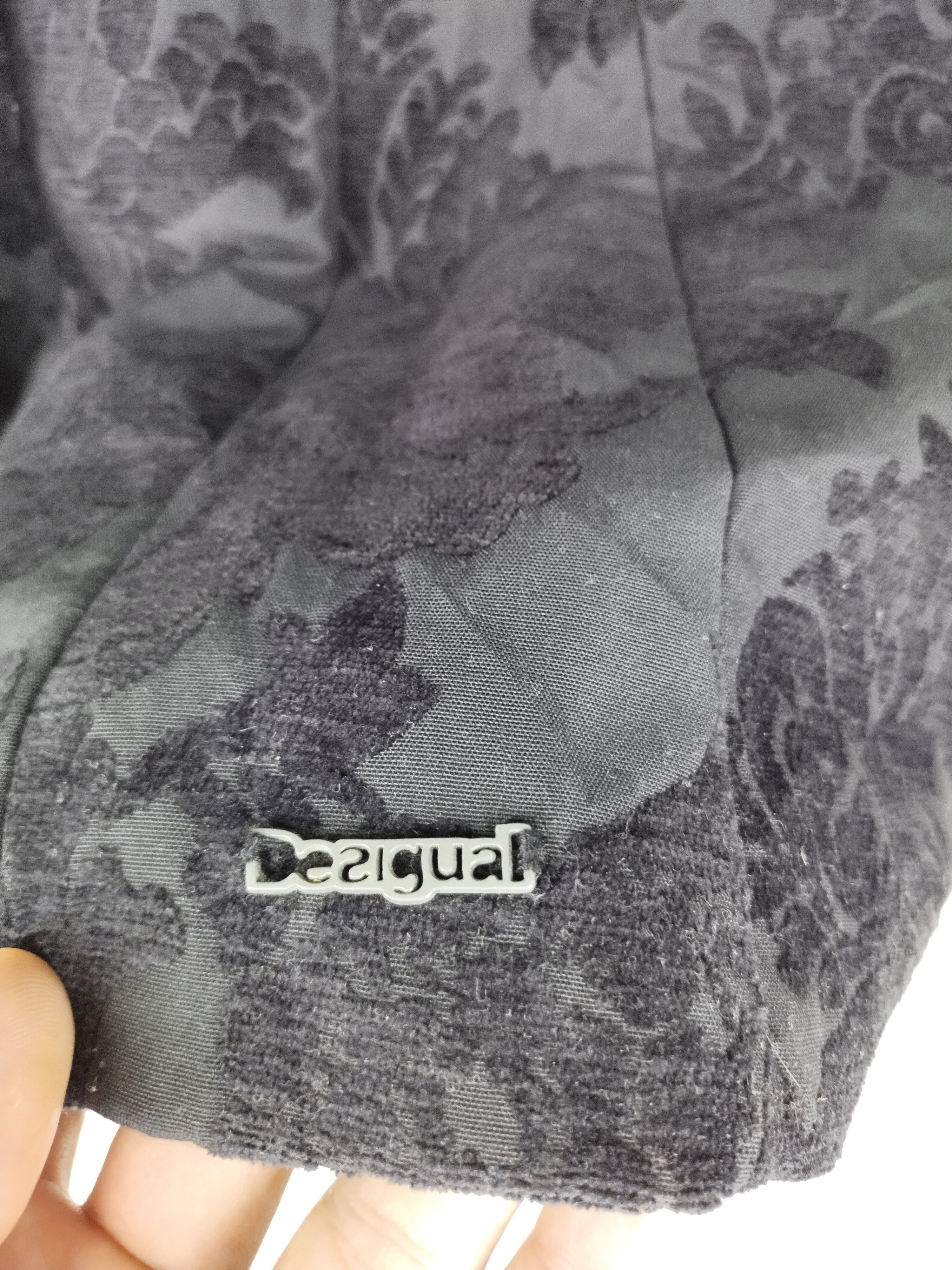 Desigual Vintage Desigual Women Black Paisley Coat Size M / US 6-8 / IT 42-44 - 7 Thumbnail