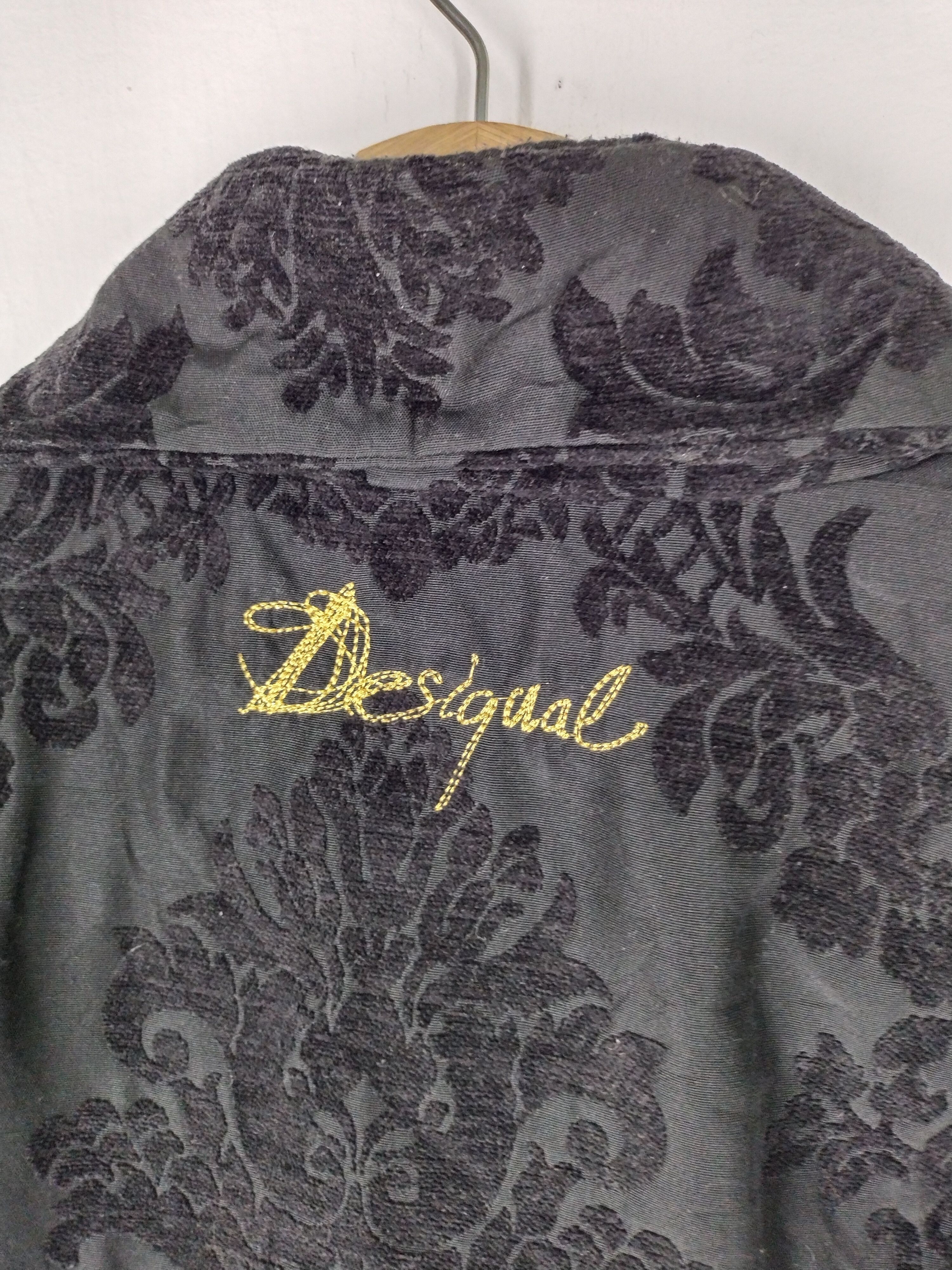 Desigual Vintage Desigual Women Black Paisley Coat Size M / US 6-8 / IT 42-44 - 8 Thumbnail