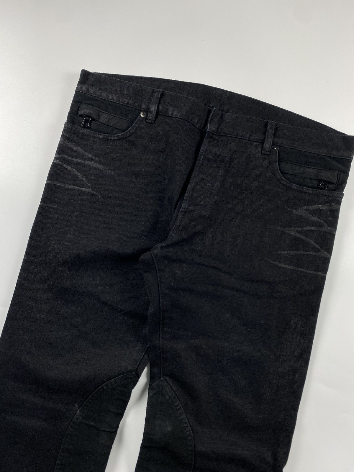 Balmain Balmain Skinny Wax Coated Pants Size US 35 - 4 Thumbnail