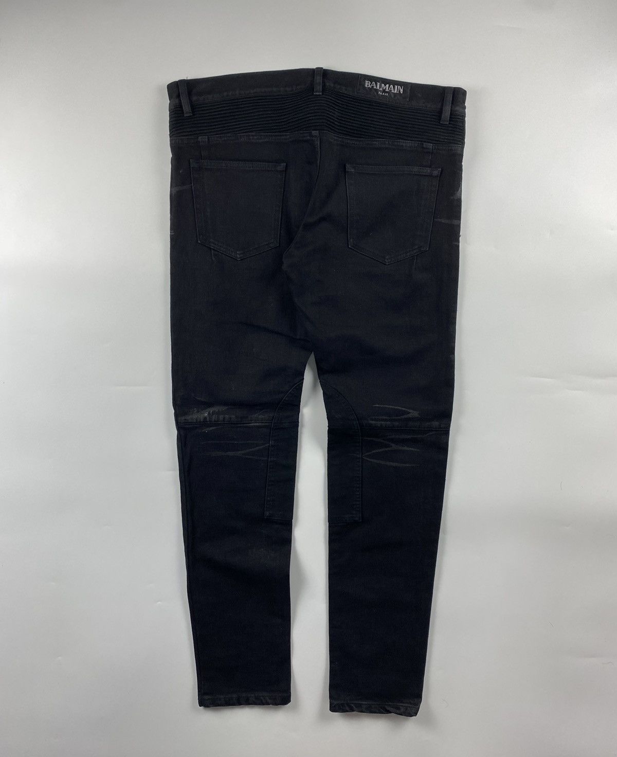 Balmain Balmain Skinny Wax Coated Pants Size US 35 - 9 Thumbnail