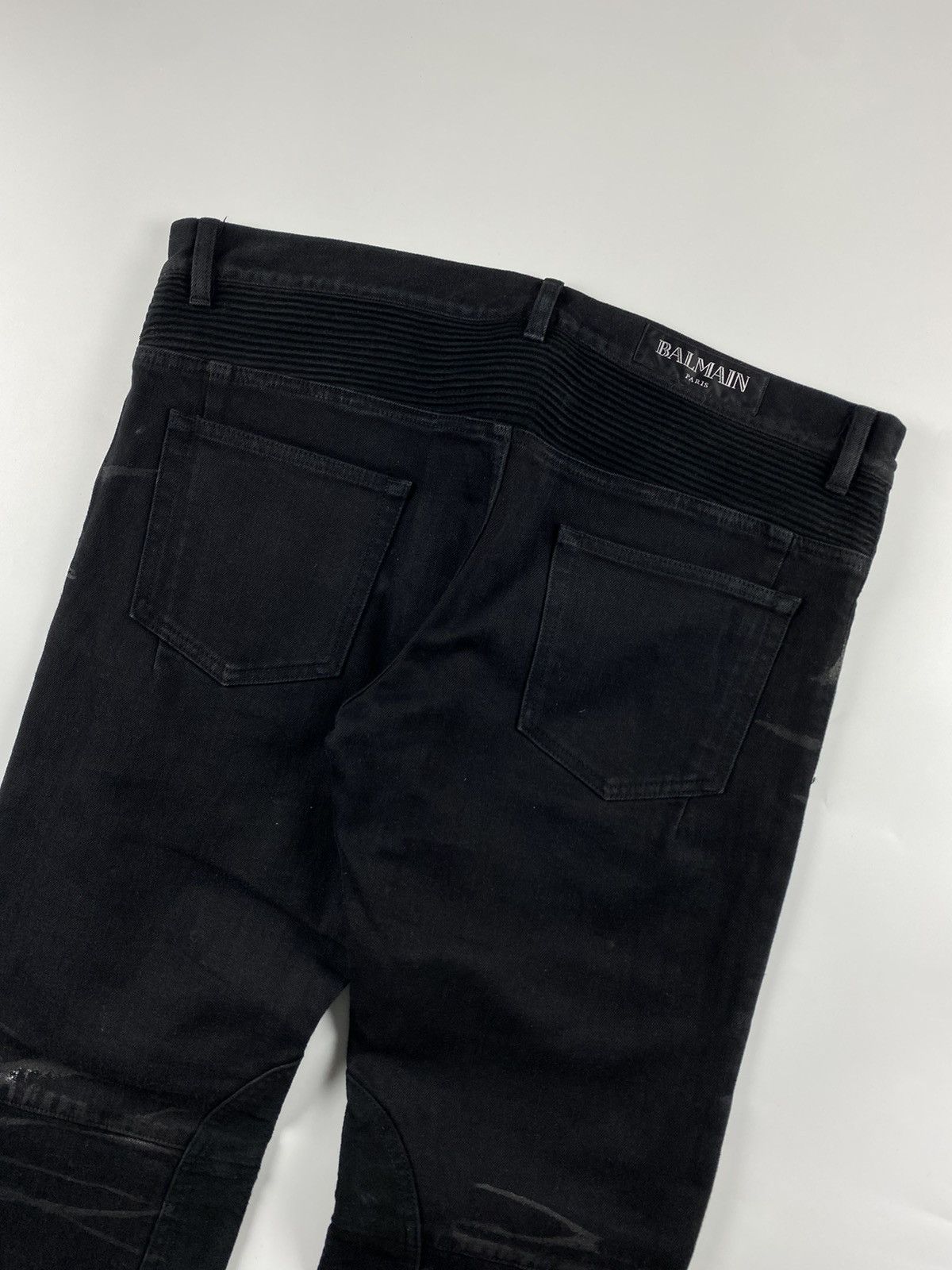 Balmain Balmain Skinny Wax Coated Pants Size US 35 - 11 Thumbnail
