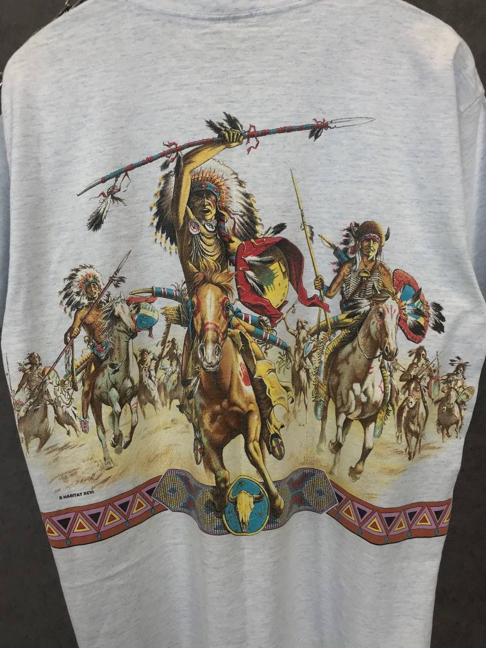 Habitat Indians history vintage habitat made in USA overprinted tee Size US L / EU 52-54 / 3 - 8 Thumbnail